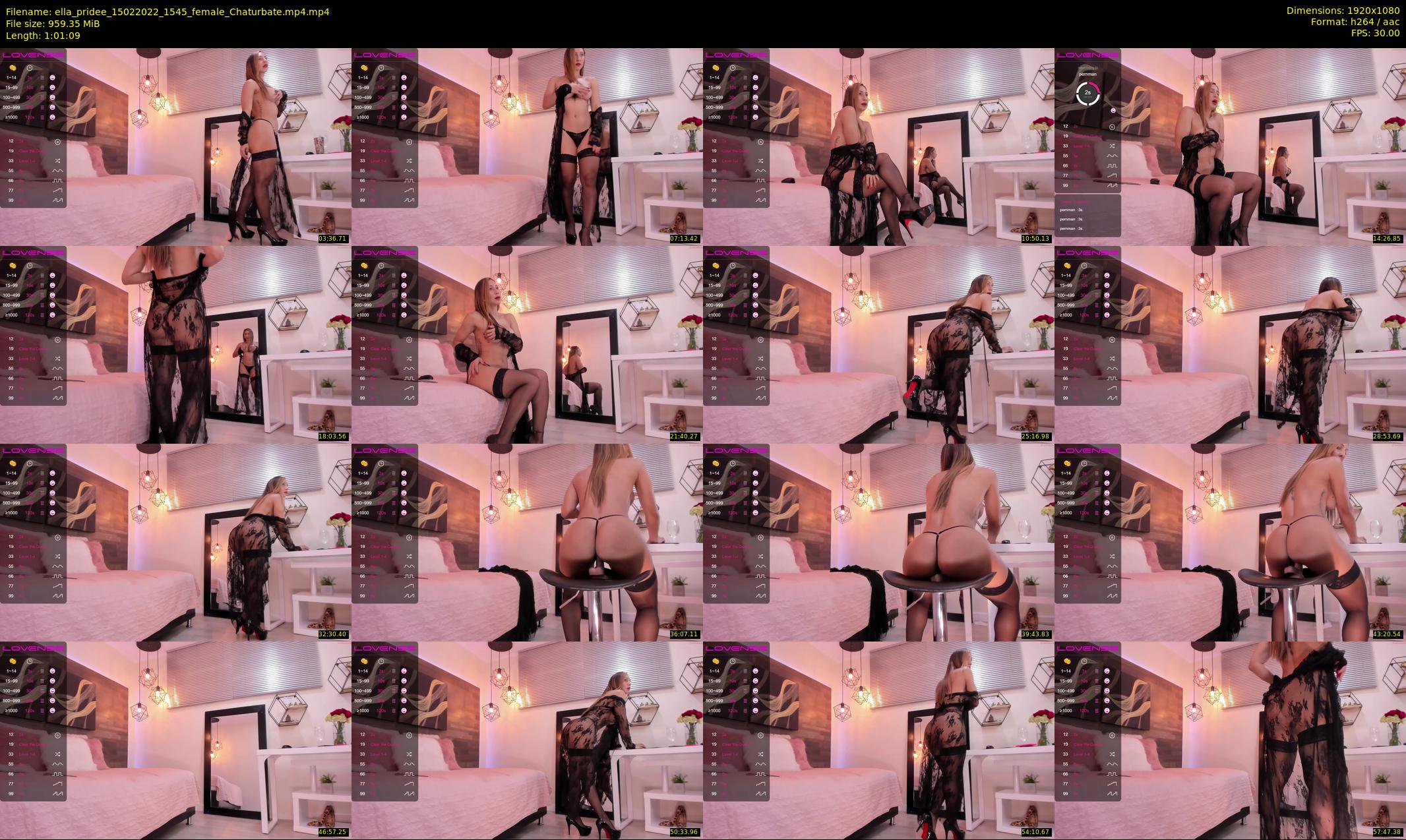 ella_pridee — 62 minute Chaturbate female cam show recording, 1080p, Feb 15, 2022