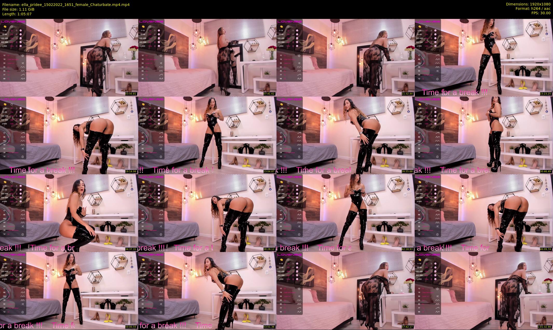ella_pridee — 66 minute Chaturbate female cam show recording, 1080p, Feb 15, 2022
