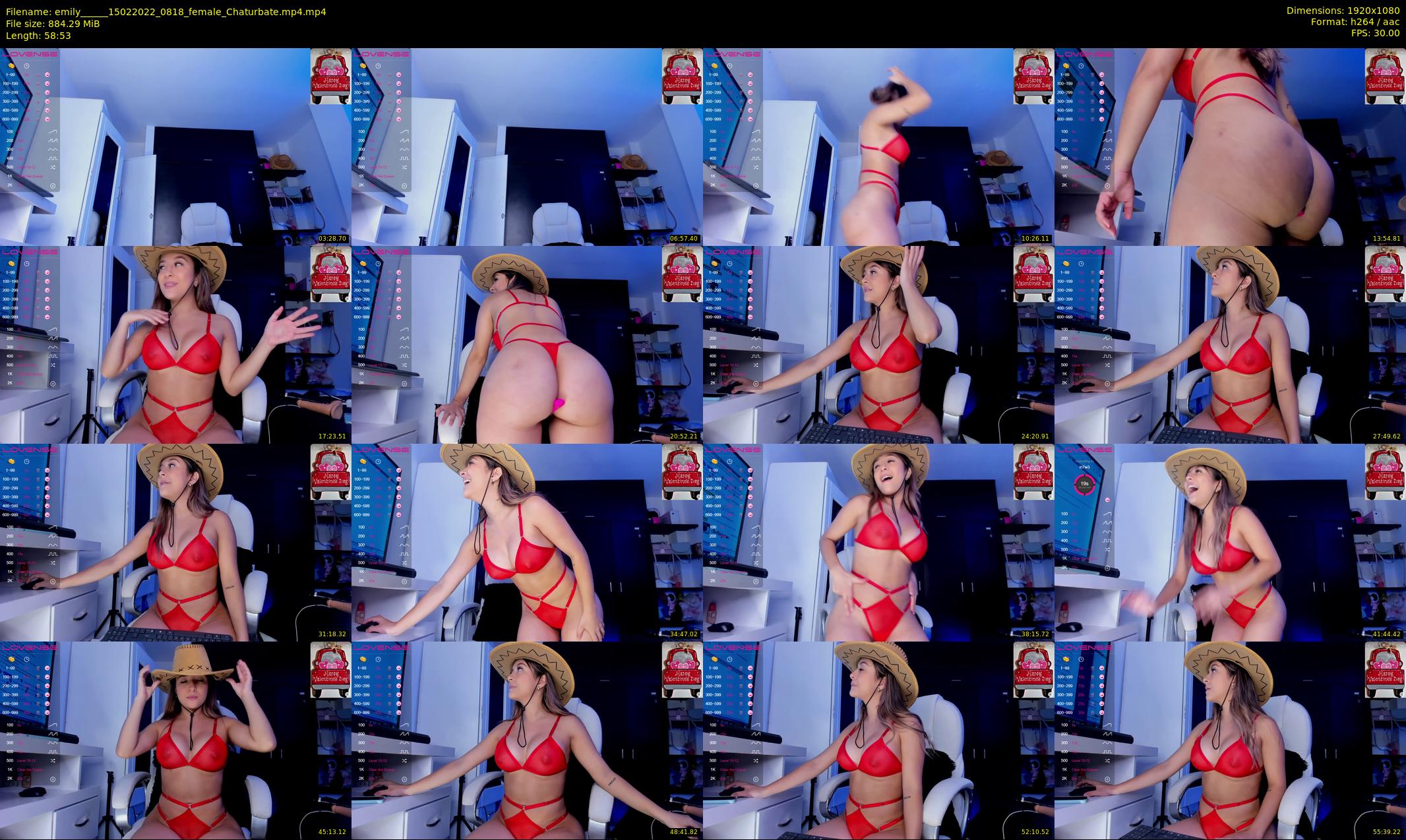emily_____ — 59 minute Chaturbate female cam show recording, 1080p, Feb 15, 2022