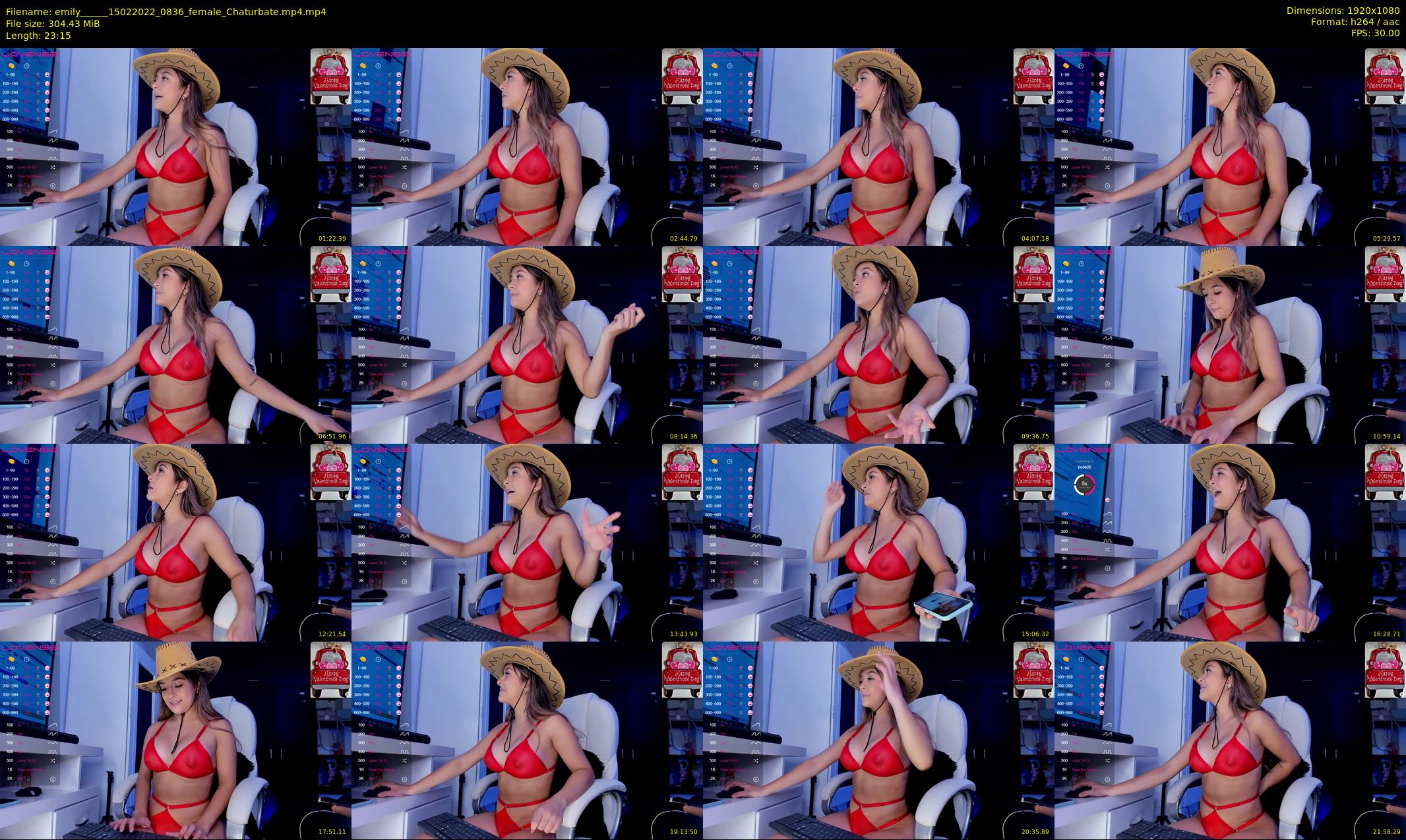 emily_____ — 24 minute Chaturbate female cam show recording, 1080p, Feb 15, 2022