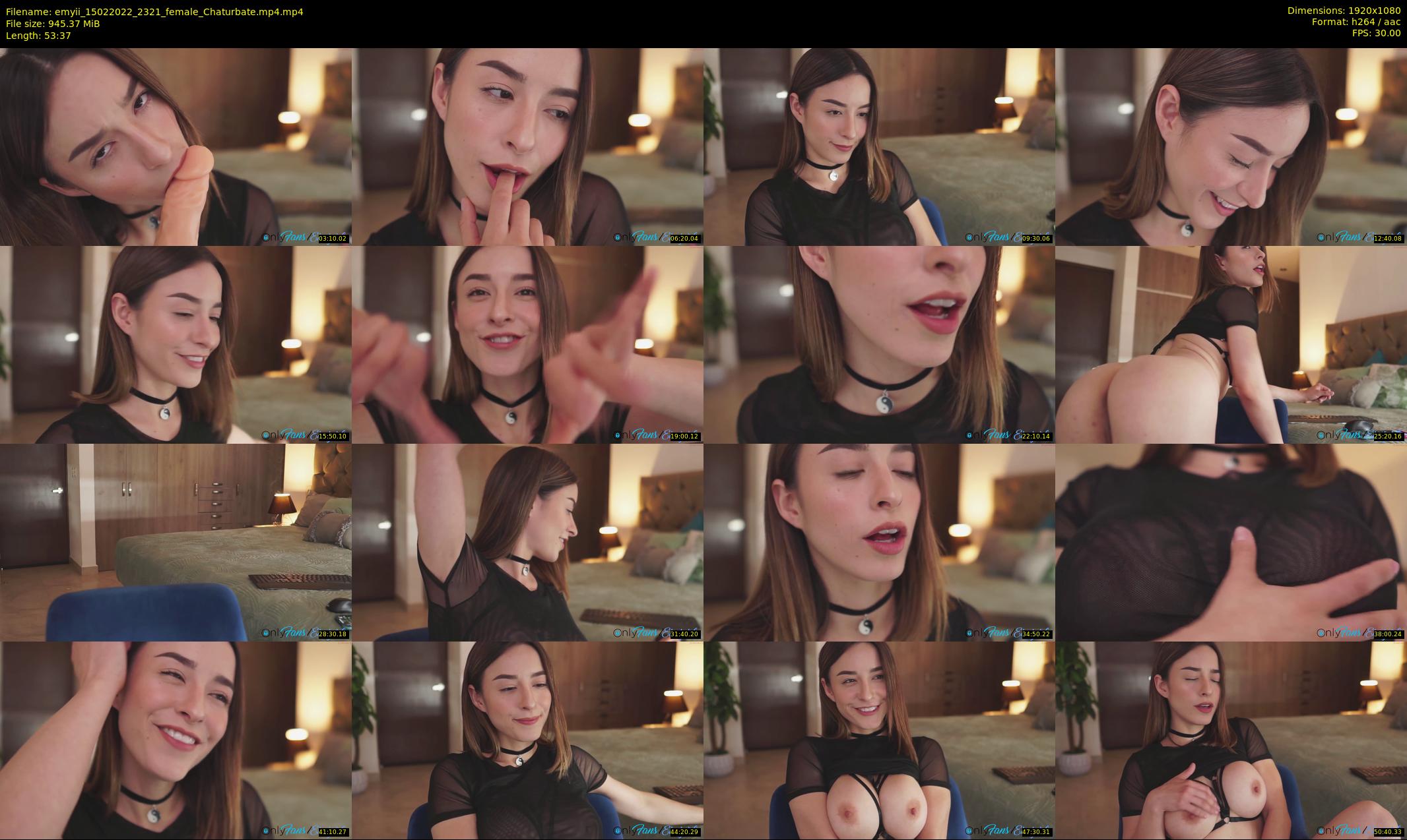 emyii — 54 minute Chaturbate female cam show recording, 1080p, Feb 15, 2022