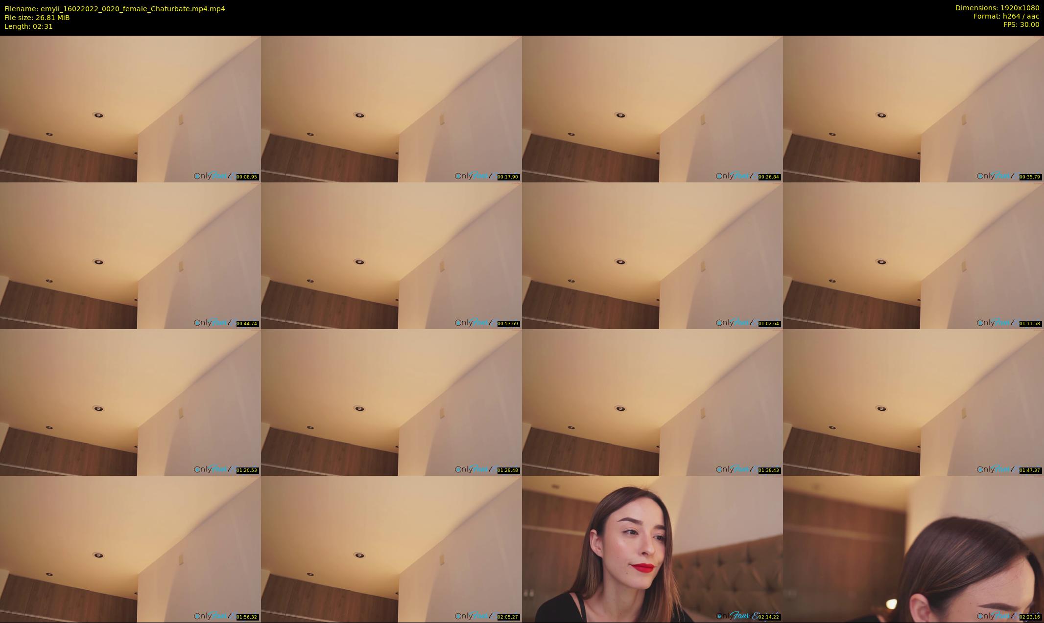 emyii — 3 minute Chaturbate female cam show recording, 1080p, Feb 16, 2022