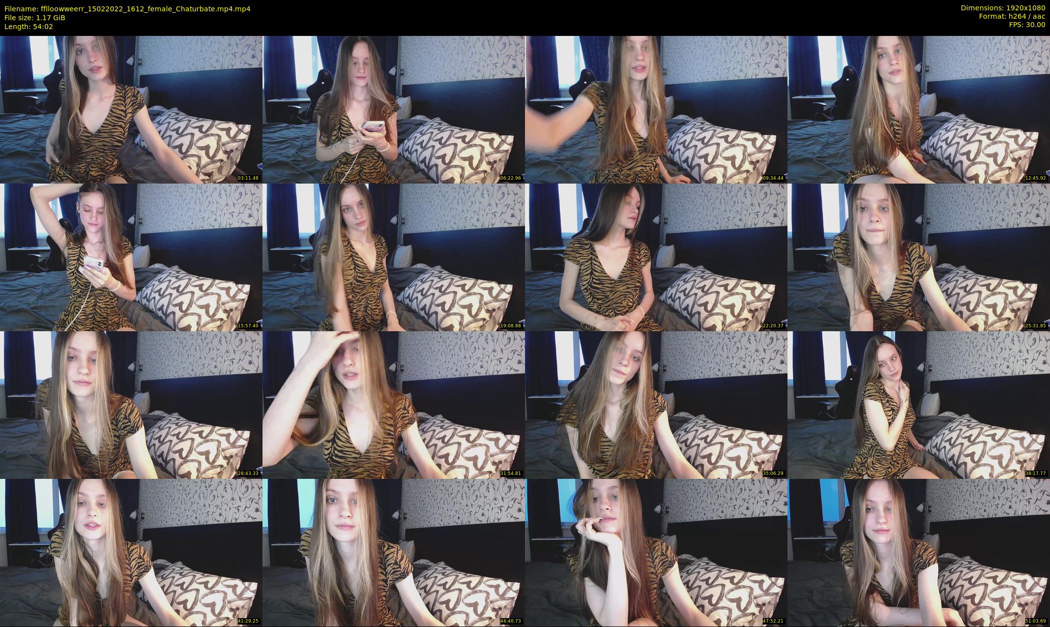 fflloowweerr — 55 minute Chaturbate couple cam show recording, 1080p, Feb 15, 2022