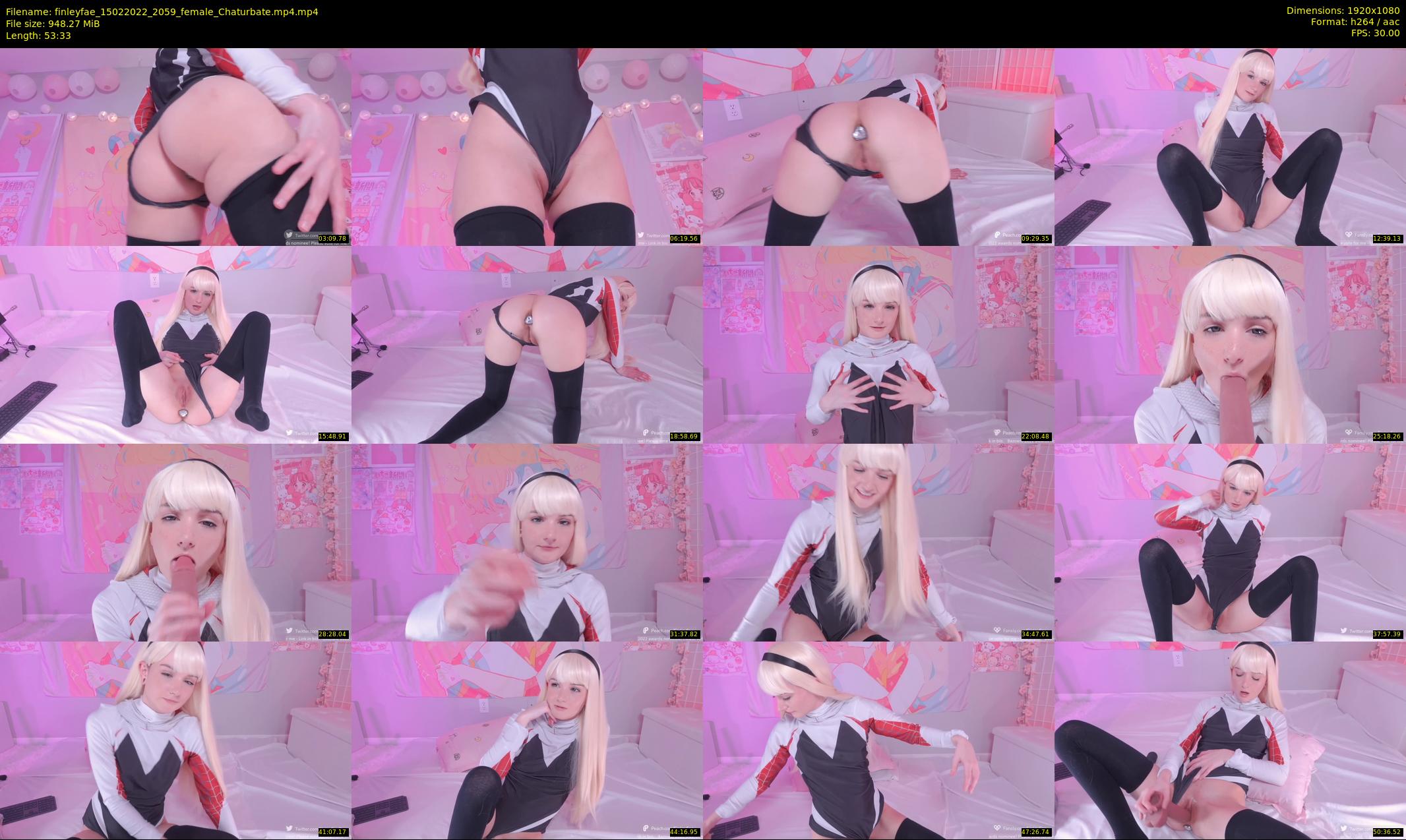 finleyfae — 54 minute Chaturbate female cam show recording, 1080p, Feb 15, 2022