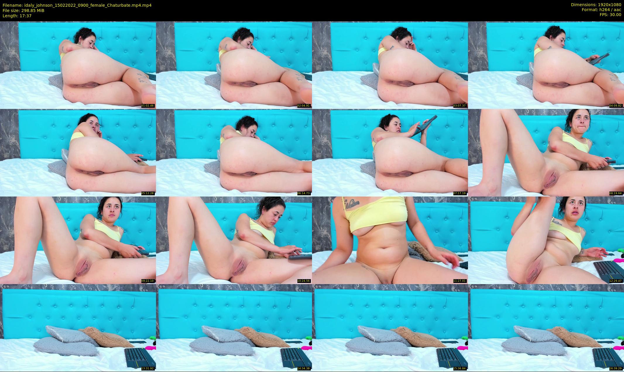 idaly_johnson — 18 minute Chaturbate female cam show recording, 1080p, Feb 15, 2022