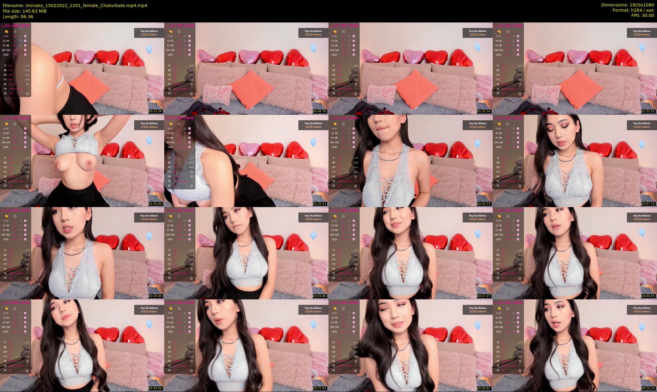 iminako — 7 minute Chaturbate female cam show recording, 1080p, Feb 15, 2022