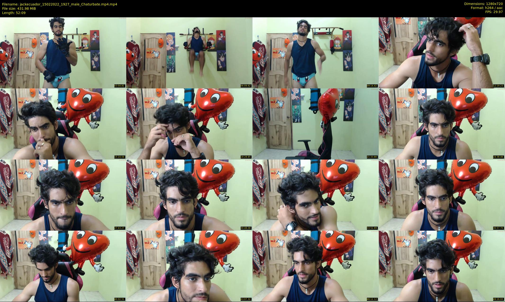 jackecuador — 53 minute Chaturbate male cam show recording, 720p, Feb 15, 2022