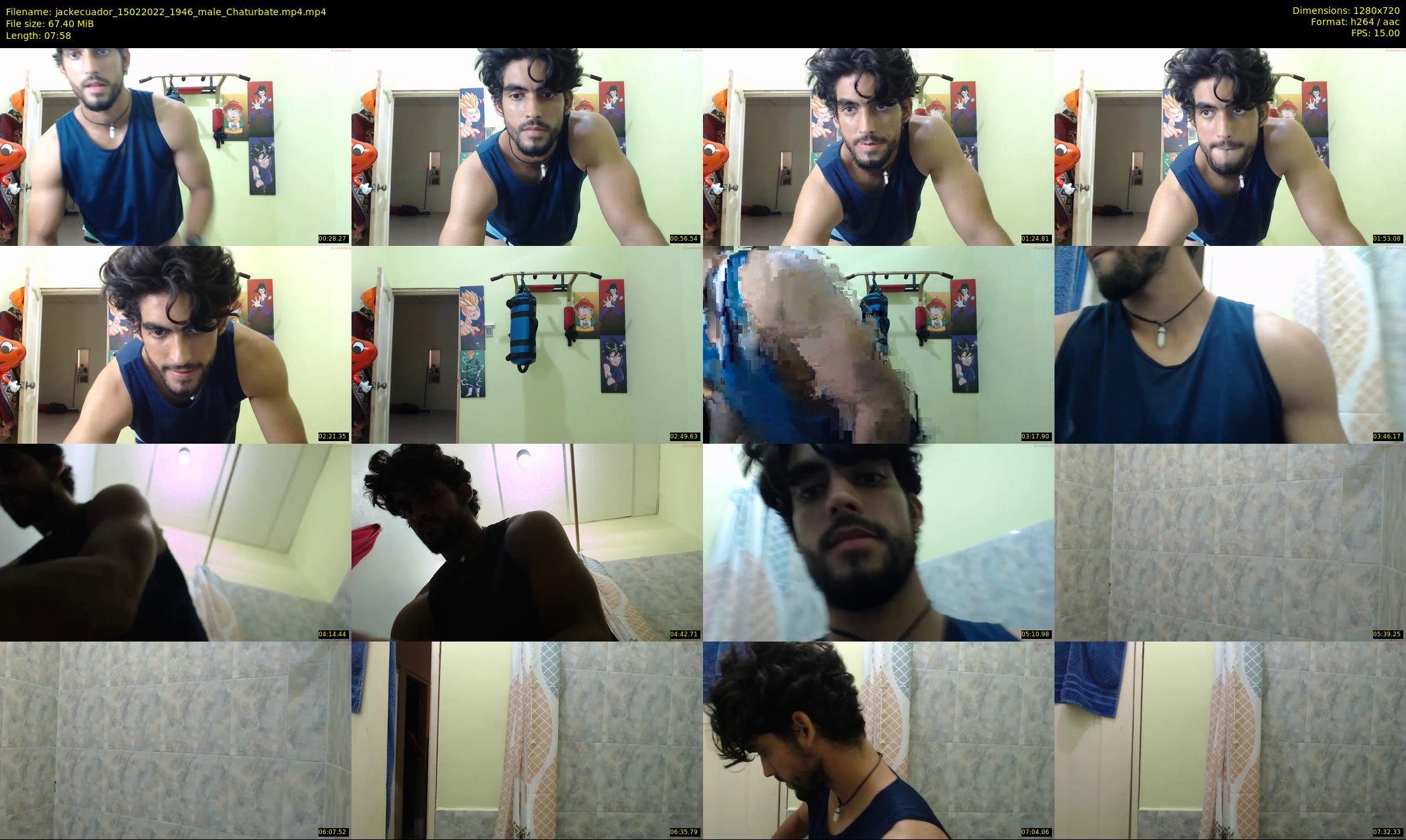 jackecuador — 8 minute Chaturbate male cam show recording, 720p, Feb 15, 2022