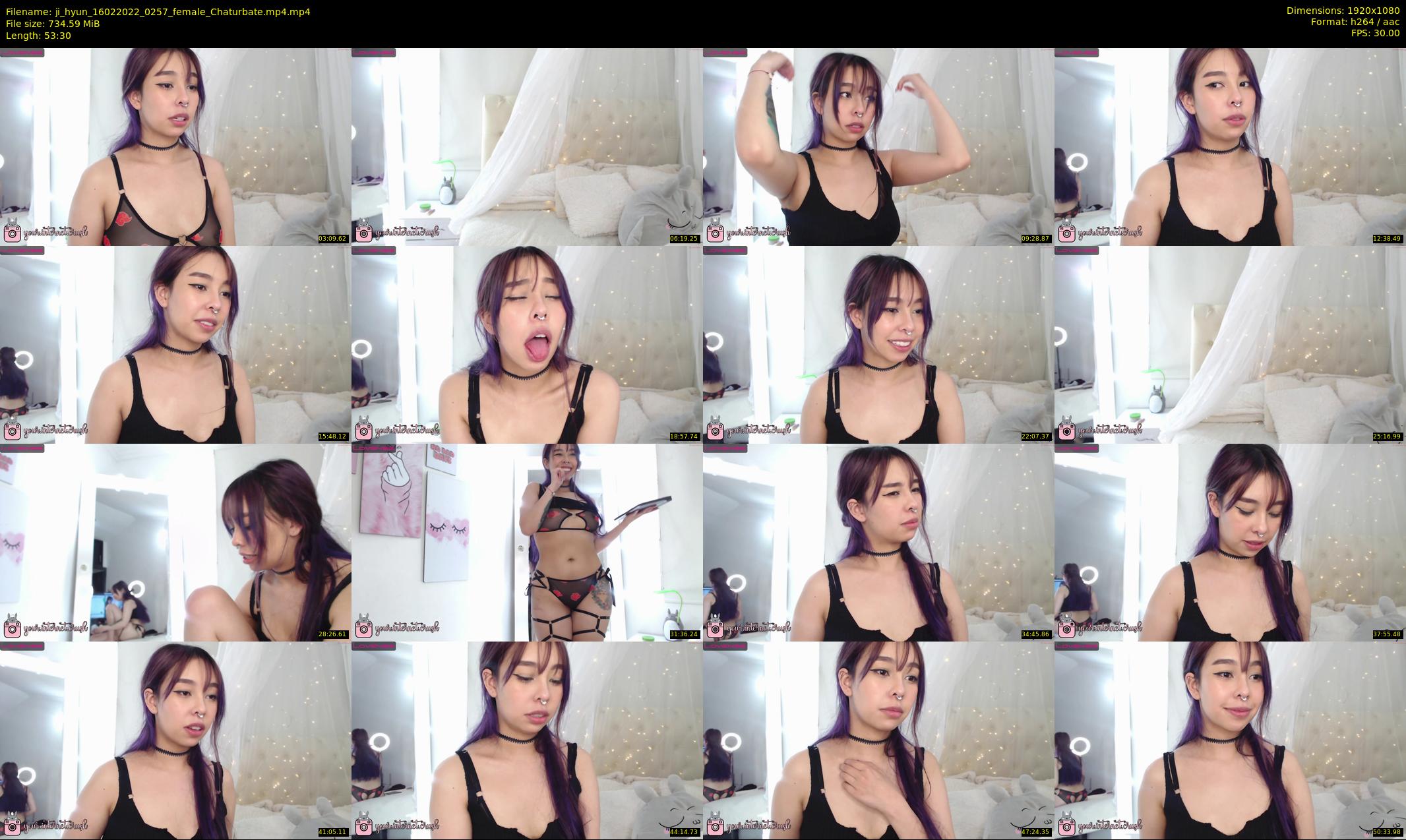 ji_hyun — 54 minute Chaturbate female cam show recording, 1080p, Feb 16, 2022