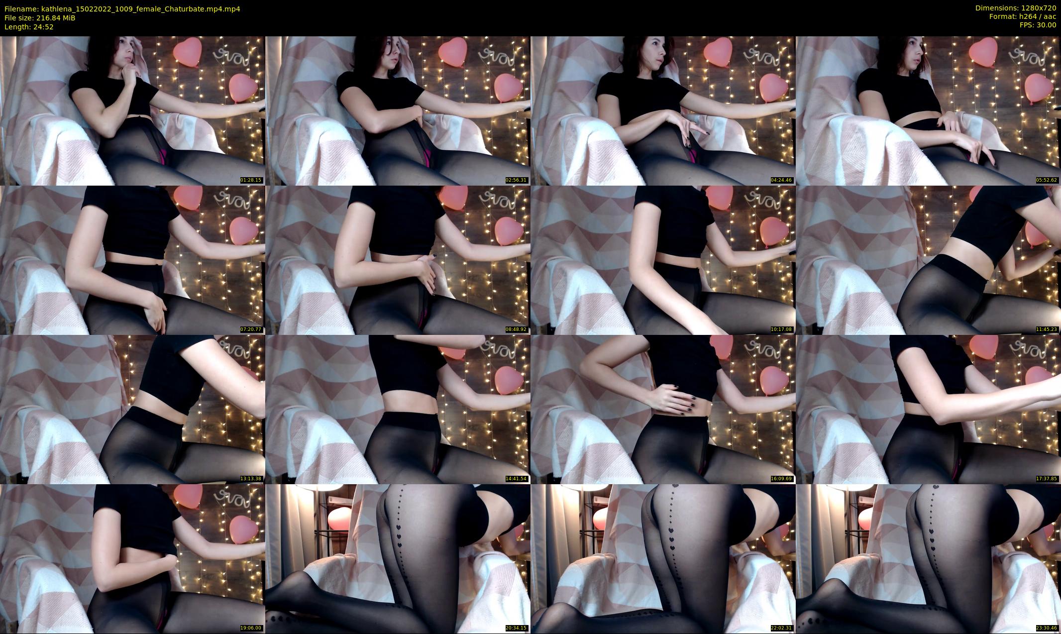 kathlena — 25 minute Chaturbate female cam show recording, 720p, Feb 15, 2022