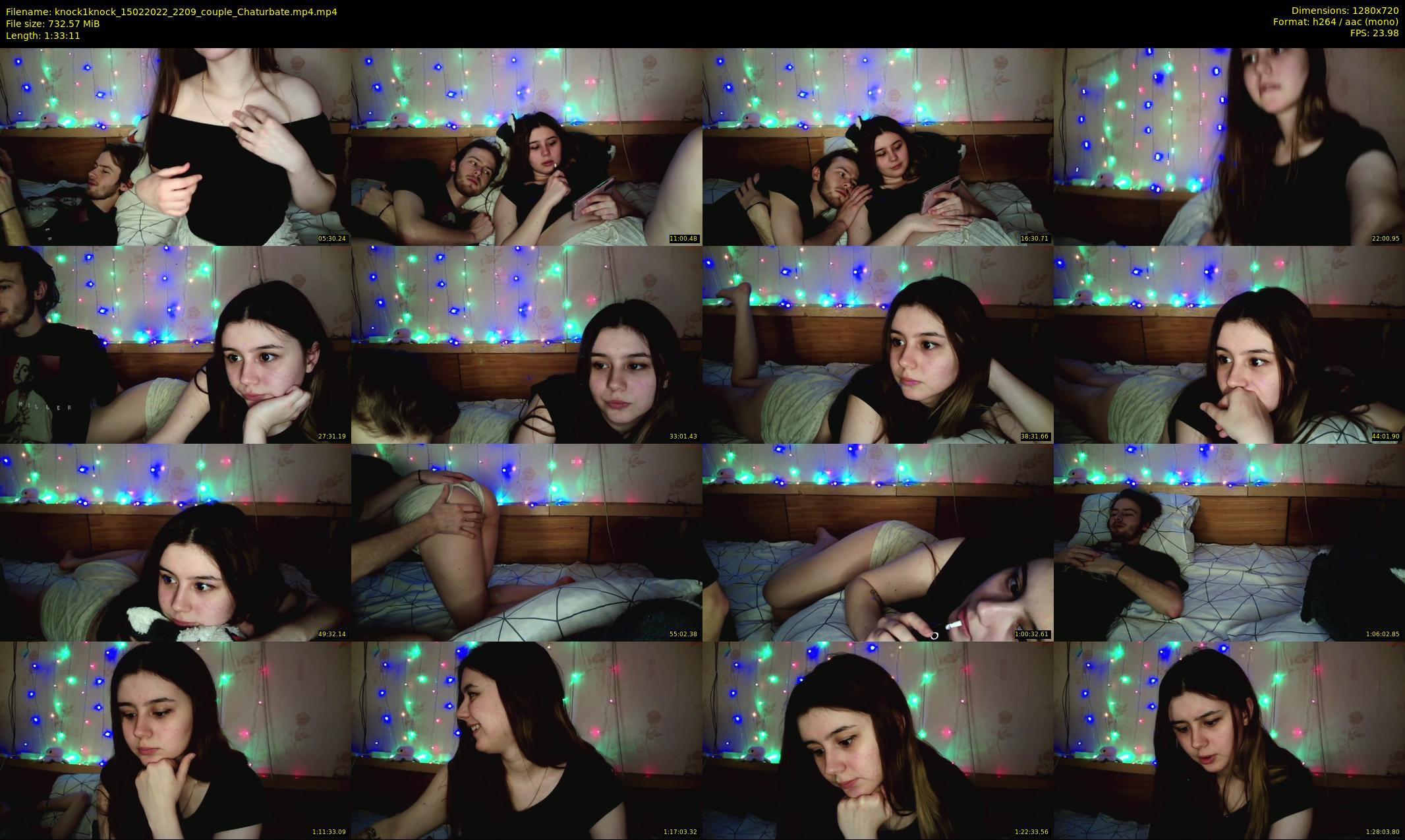 knock1knock — 94 minute Chaturbate couple cam show recording, 720p, Feb 15, 2022