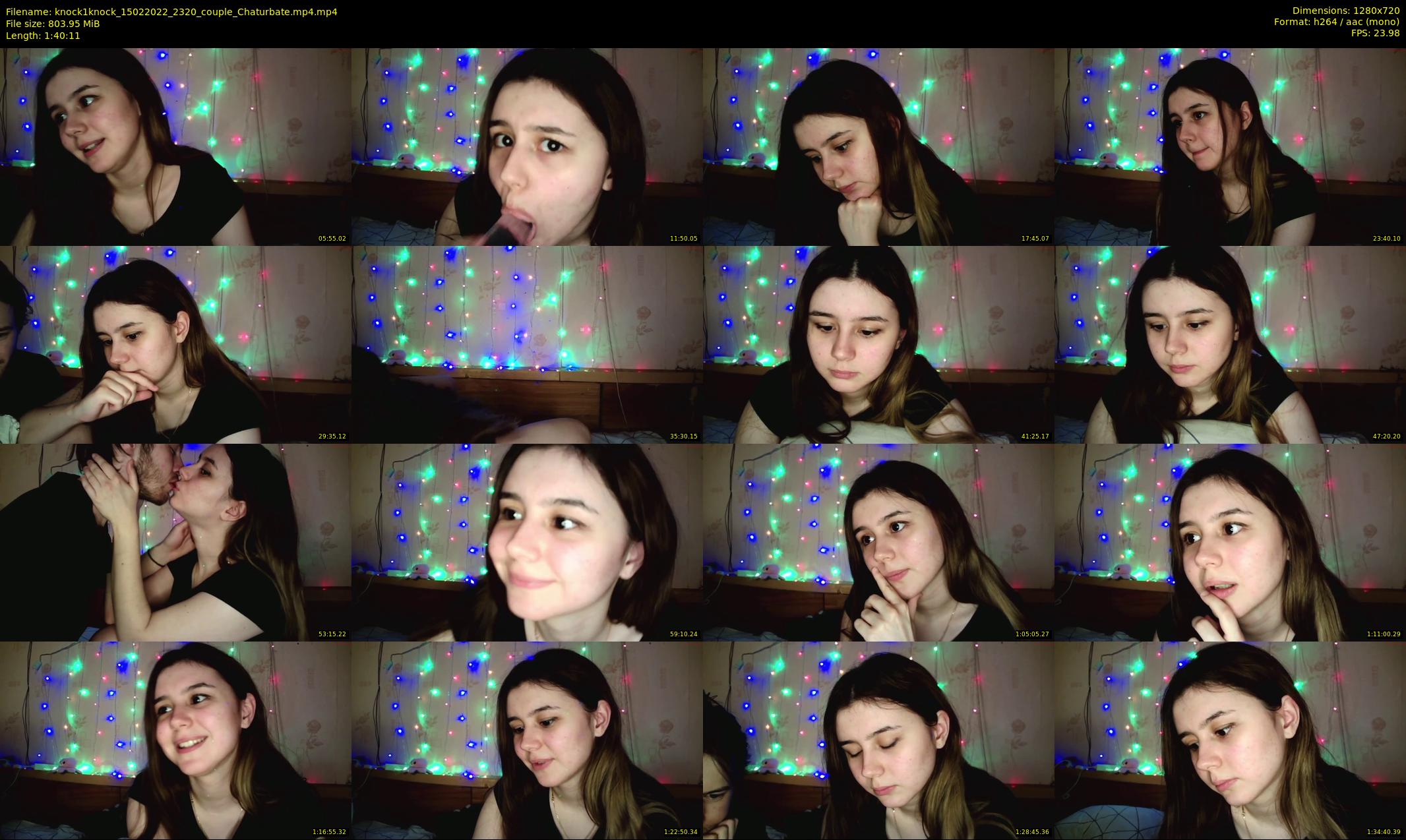 knock1knock — 101 minute Chaturbate couple cam show recording, 720p, Feb 15, 2022