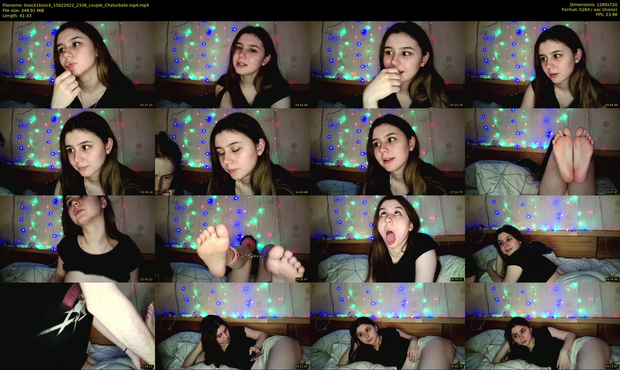 knock1knock — 42 minute Chaturbate couple cam show recording, 720p, Feb 15, 2022