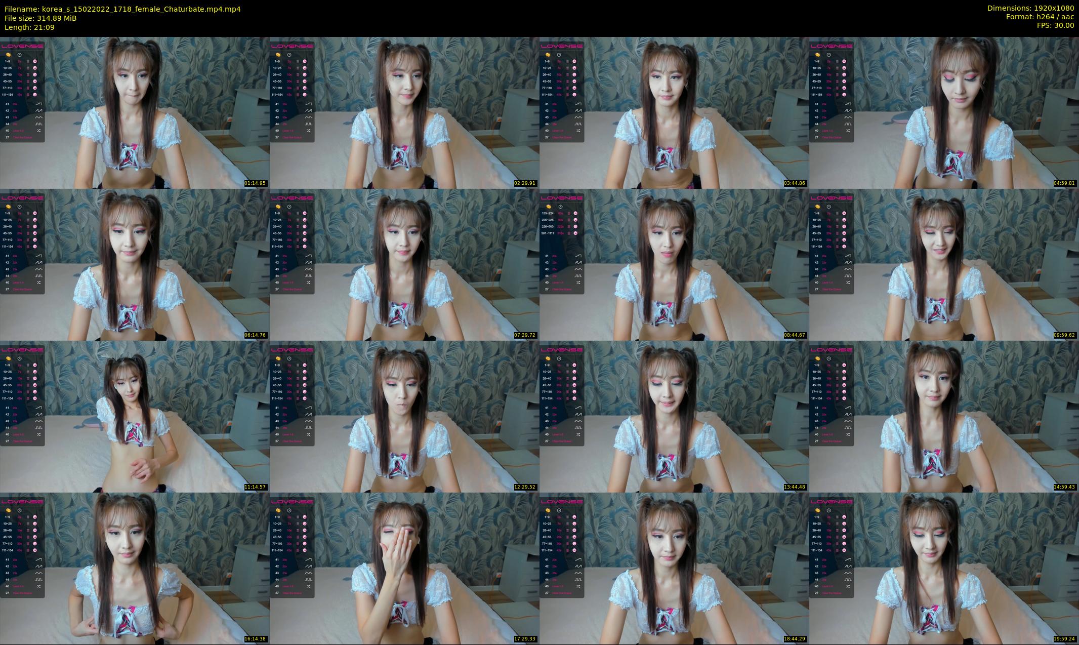 korea_s — 22 minute Chaturbate female cam show recording, 1080p, Feb 15, 2022