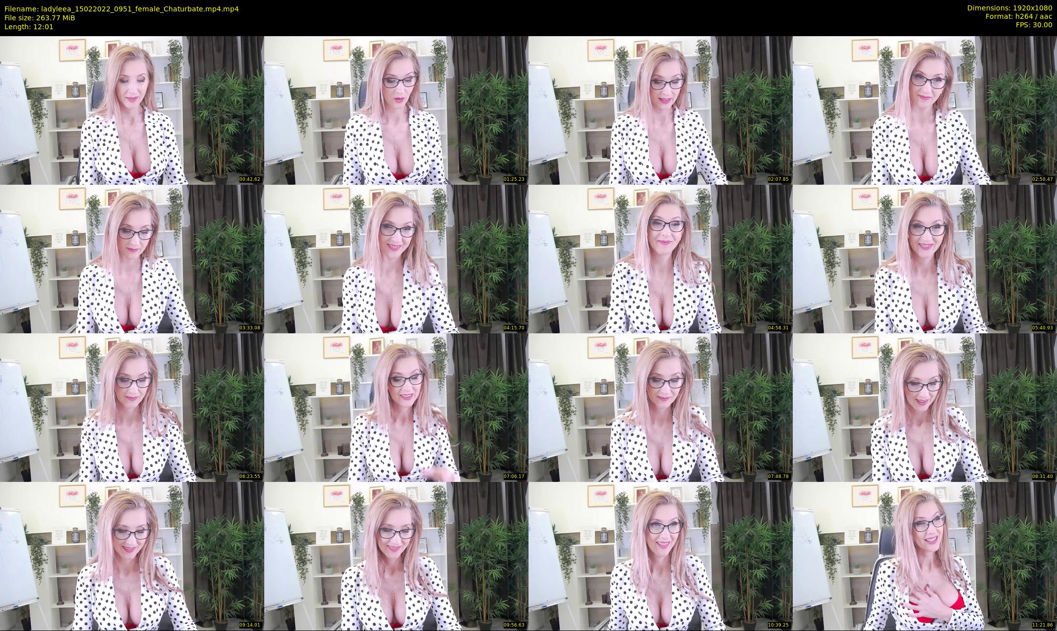 ladyleea — 13 minute Chaturbate female cam show recording, 1080p, Feb 15, 2022
