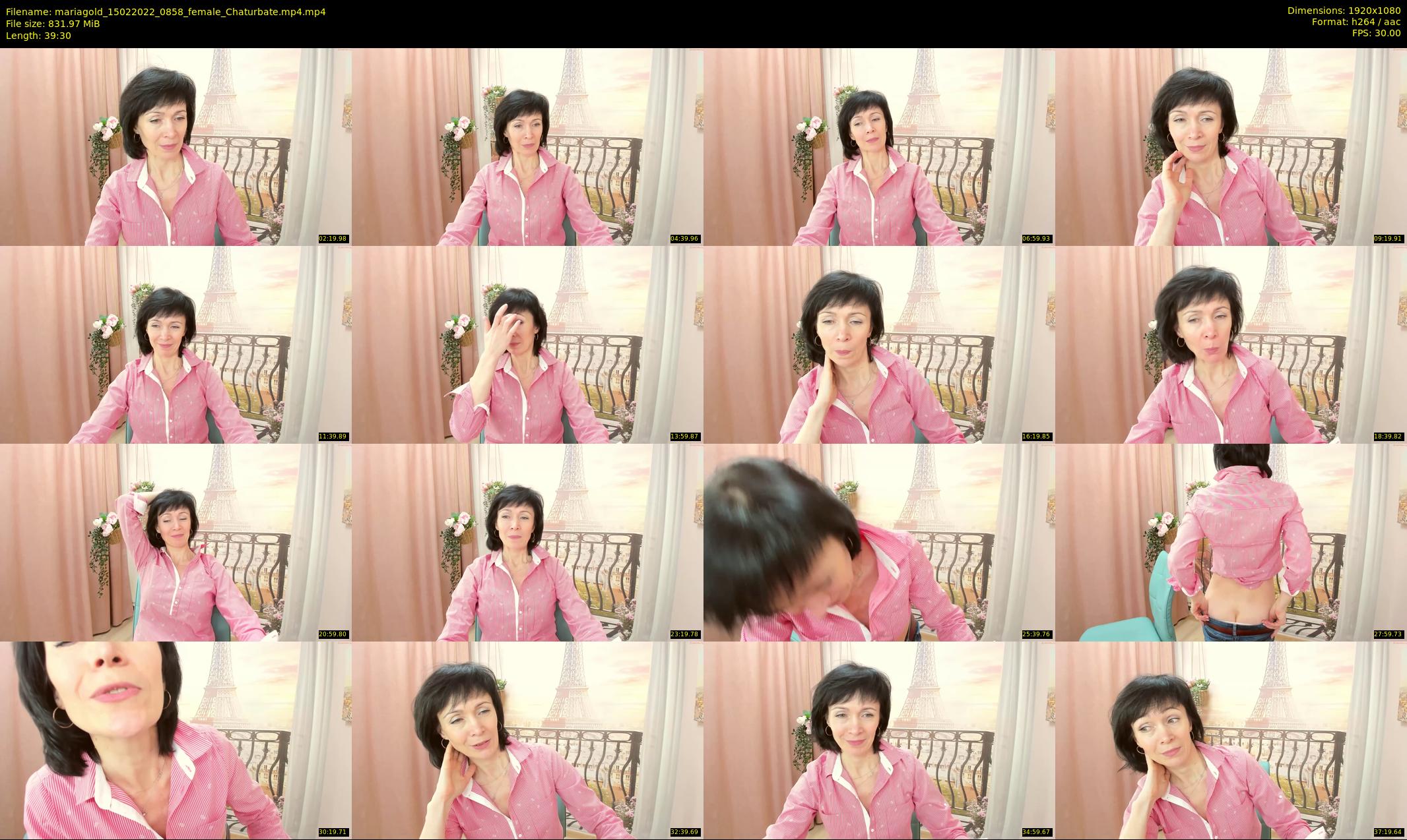 mariagold — 40 minute Chaturbate female cam show recording, 1080p, Feb 15, 2022