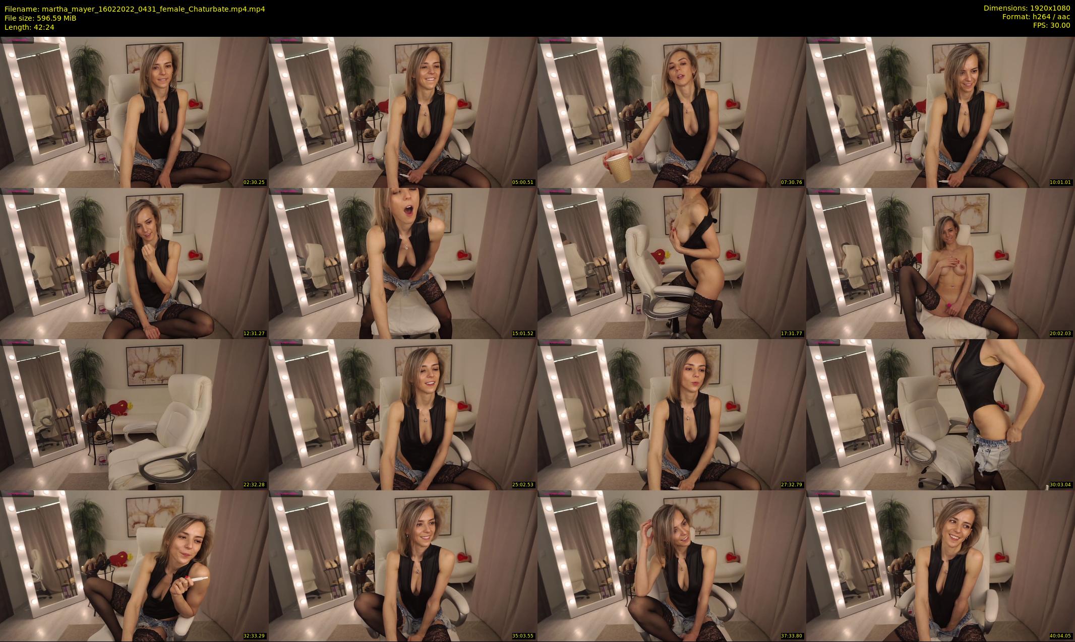 martha_mayer — 43 minute Chaturbate female cam show recording, 1080p, Feb 16, 2022