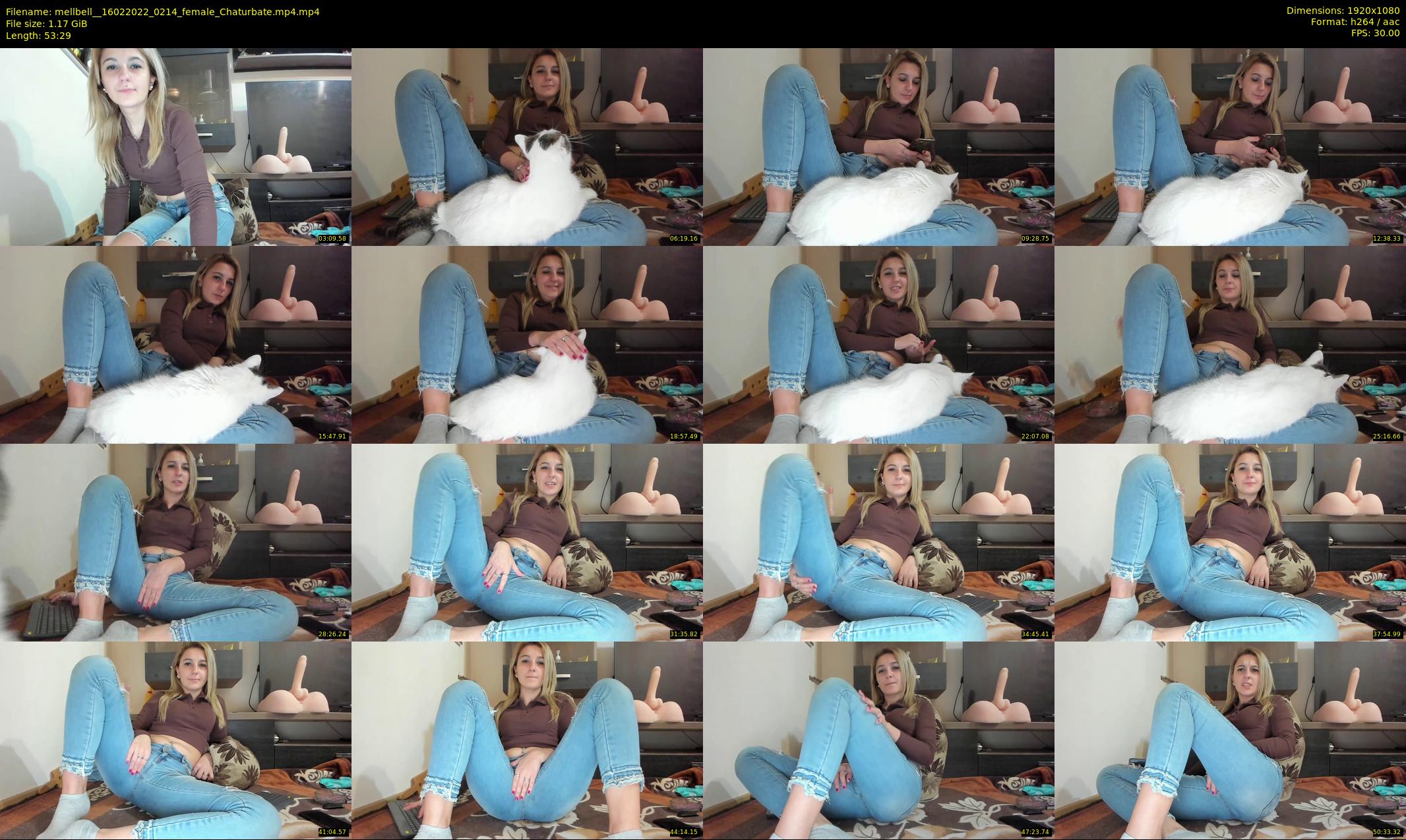 mellbell_ — 54 minute Chaturbate female cam show recording, 1080p, Feb 16, 2022