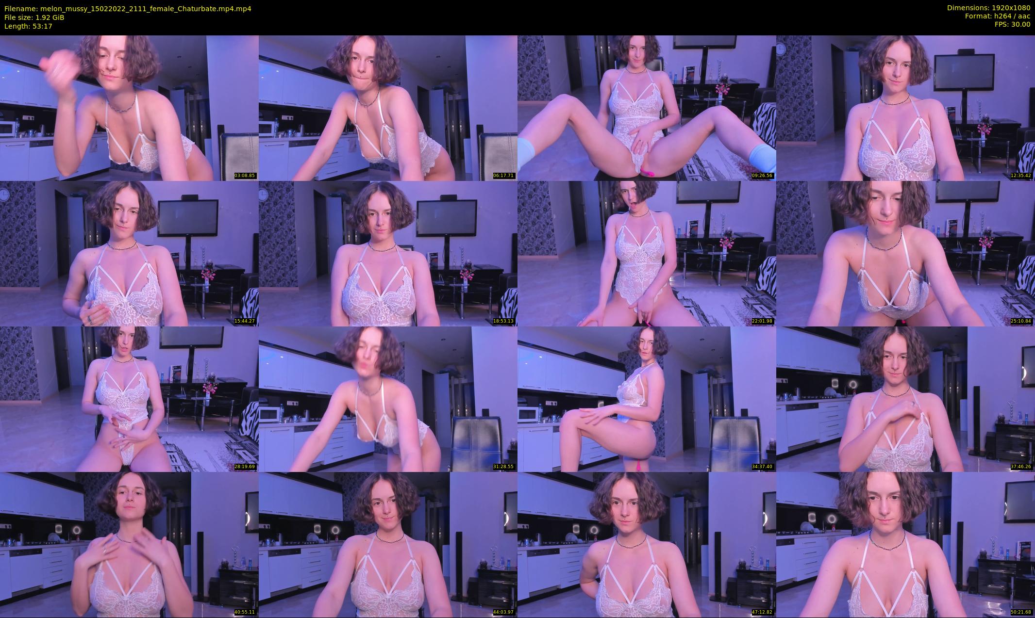 melon_mussy — 54 minute Chaturbate female cam show recording, 1080p, Feb 15, 2022
