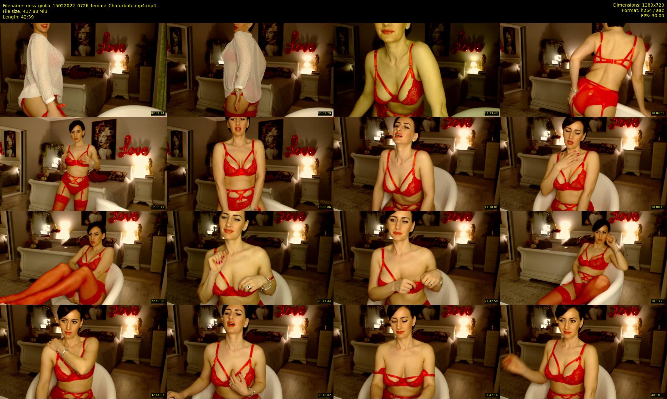 miss_giulia — 43 minute Chaturbate female cam show recording, 720p, Feb 15, 2022