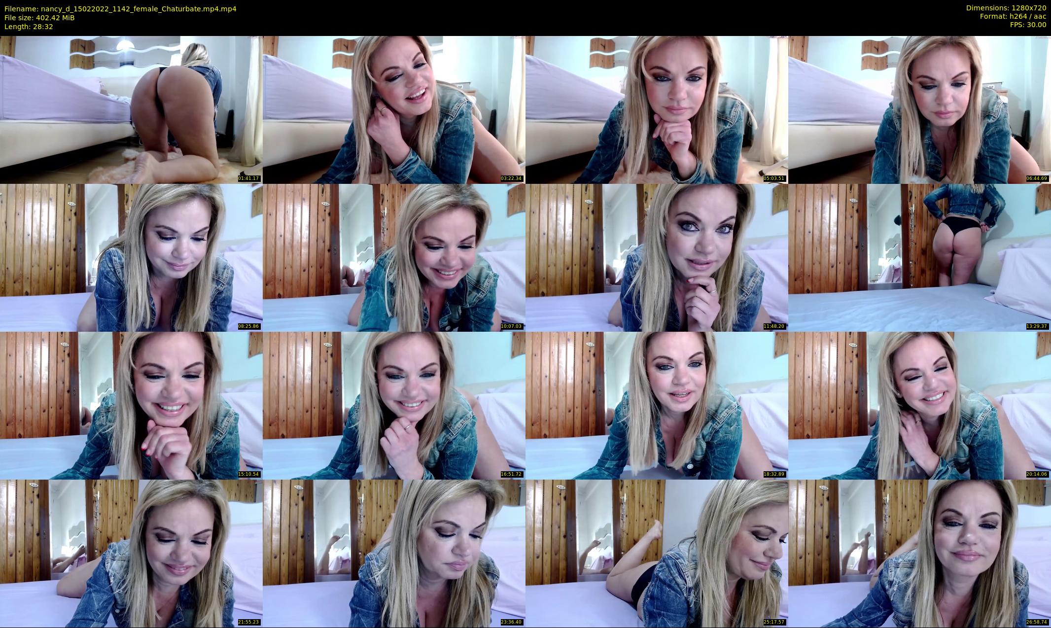 nancy_d — 29 minute Chaturbate female cam show recording, 720p, Feb 15, 2022