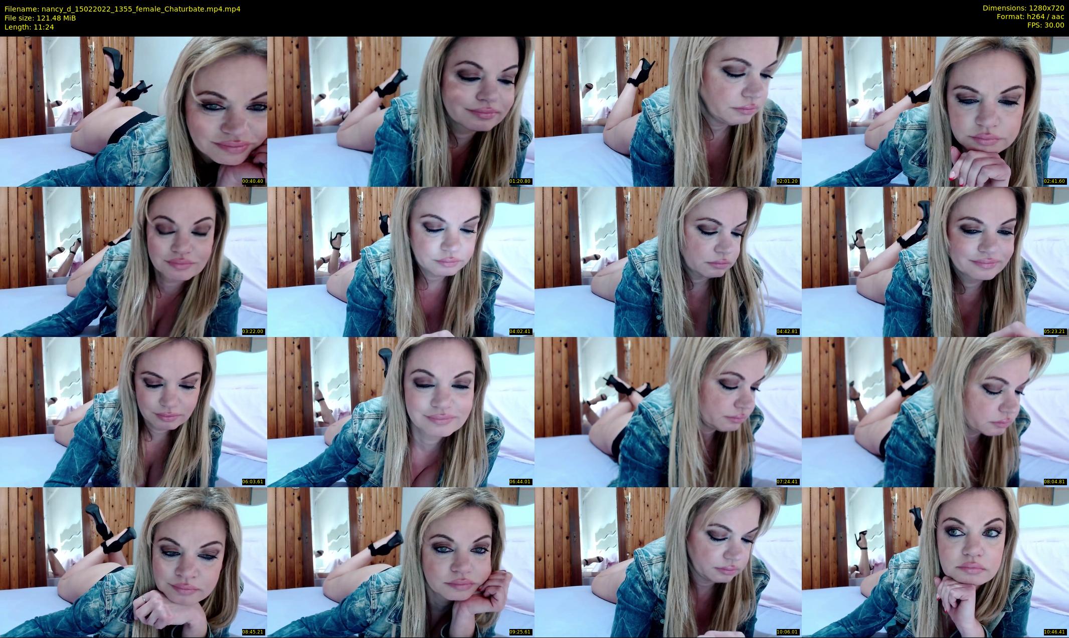 nancy_d — 12 minute Chaturbate female cam show recording, 720p, Feb 15, 2022