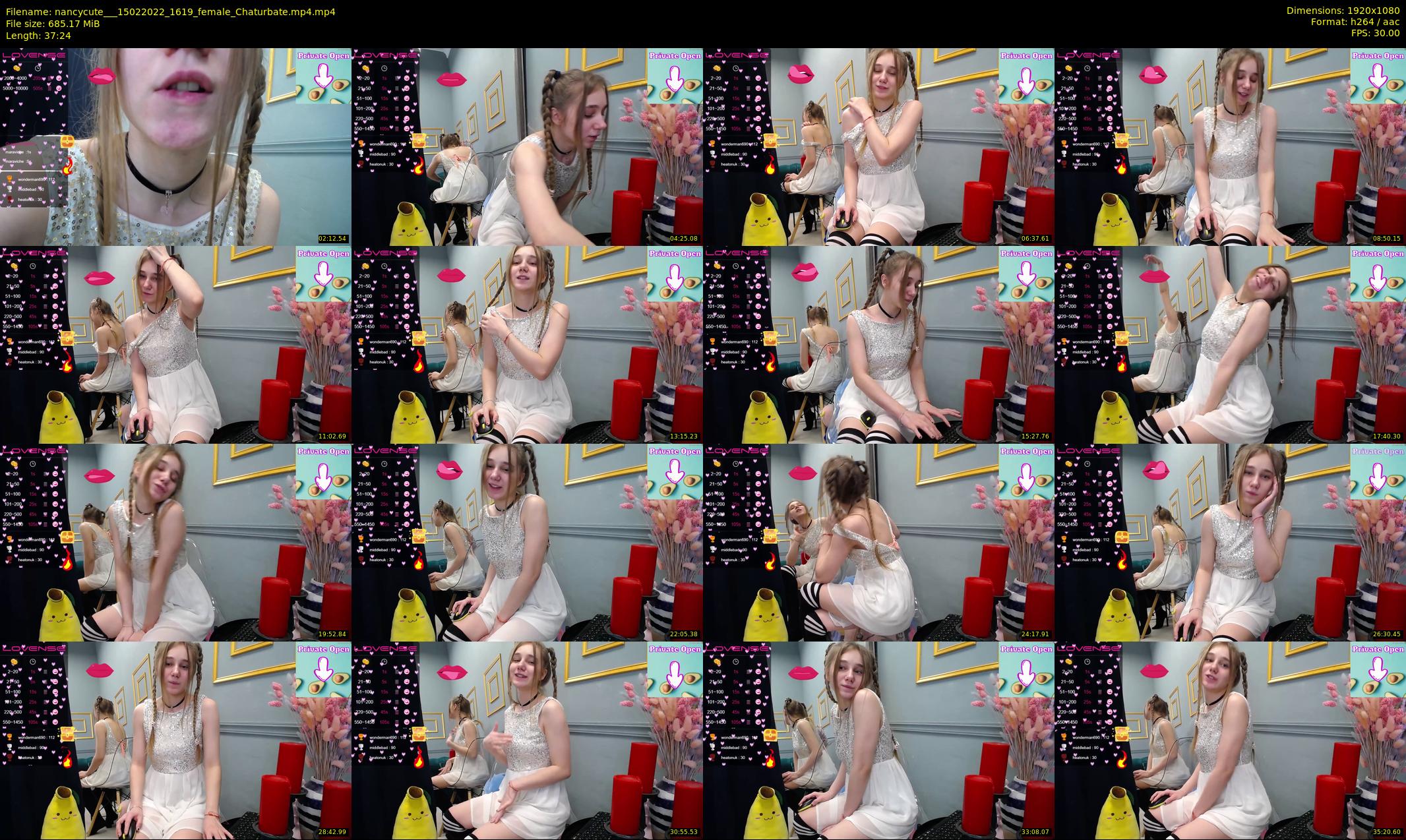 nancycute__ — 38 minute Chaturbate female cam show recording, 1080p, Feb 15, 2022