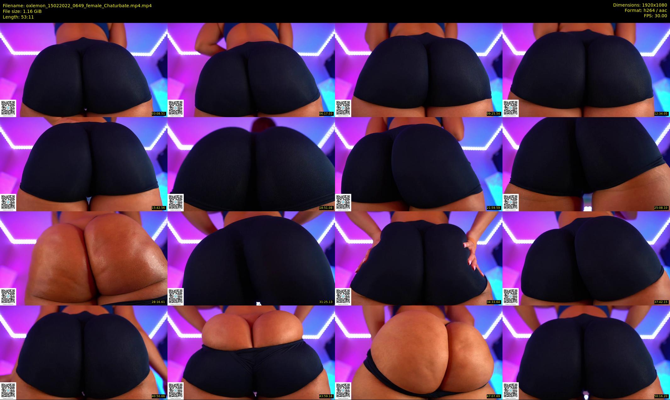 oxlemon — 54 minute Chaturbate female cam show recording, 1080p, Feb 15, 2022