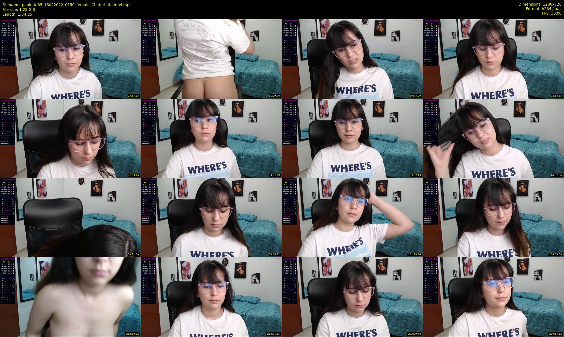paulette65 — 95 minute Chaturbate female cam show recording, 720p, Feb 16, 2022