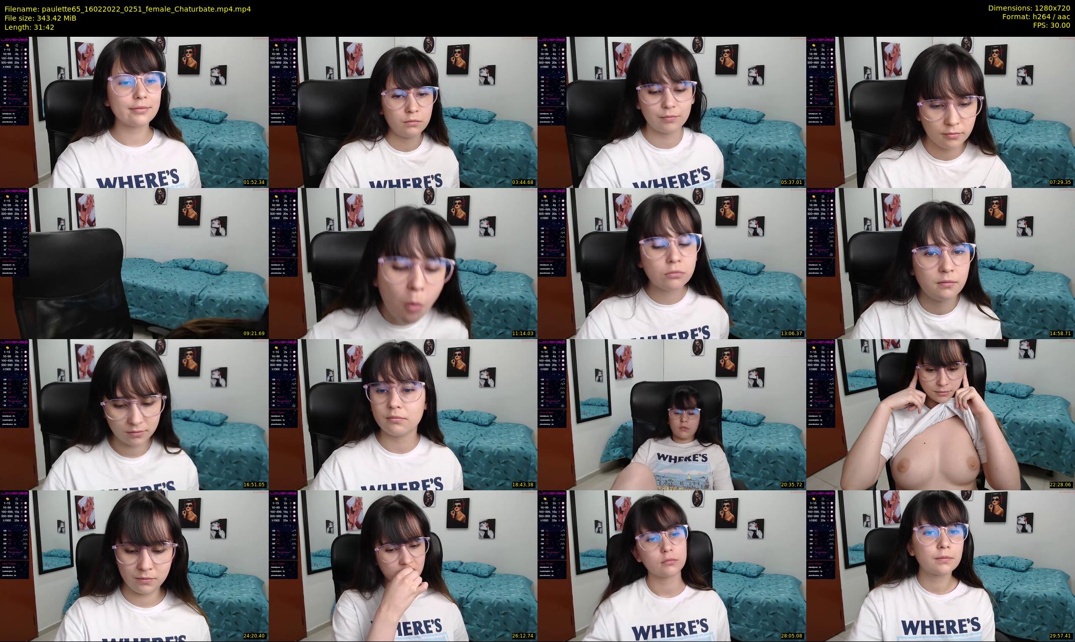 paulette65 — 32 minute Chaturbate female cam show recording, 720p, Feb 16, 2022