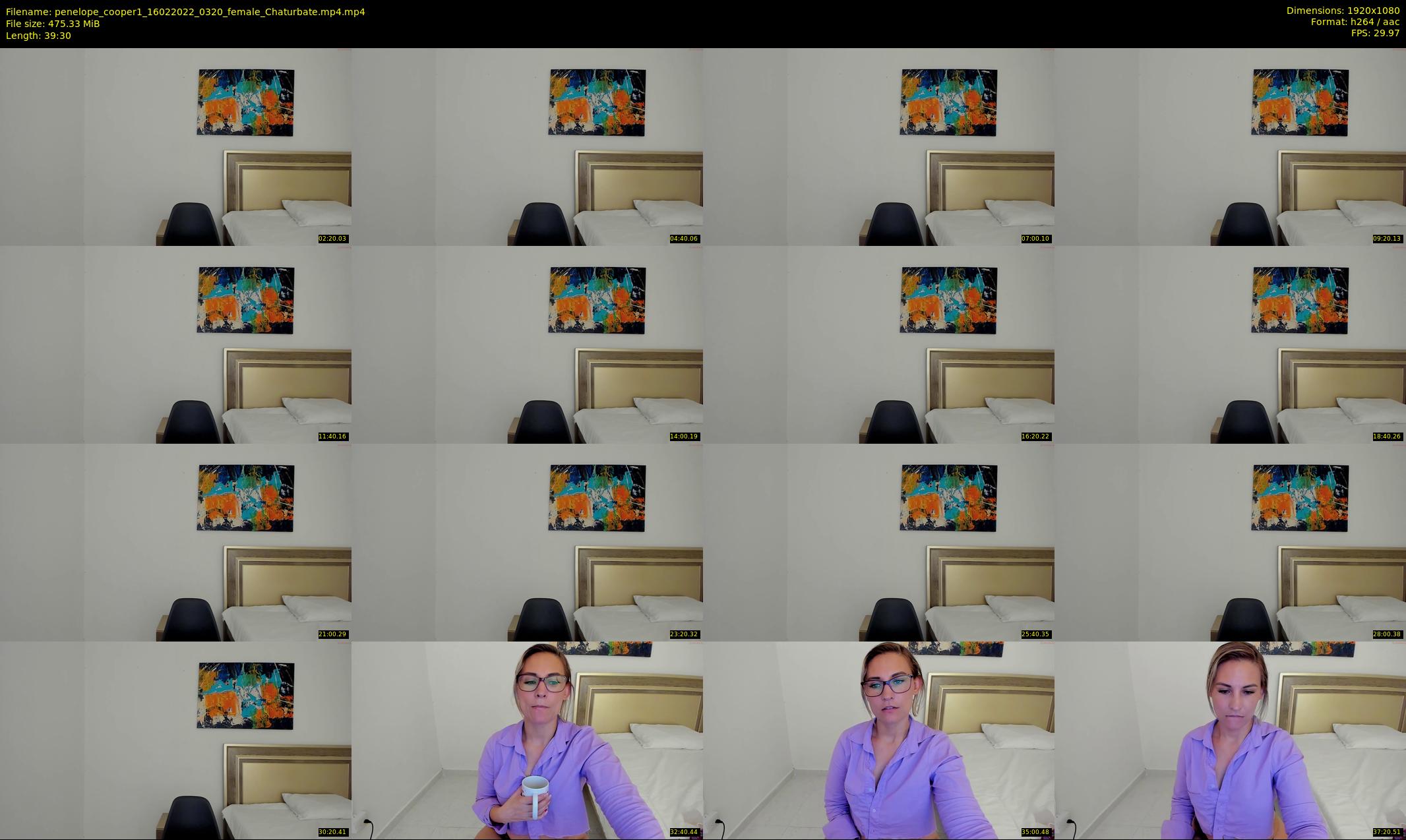 penelope_cooper1 — 40 minute Chaturbate female cam show recording, 1080p, Feb 16, 2022