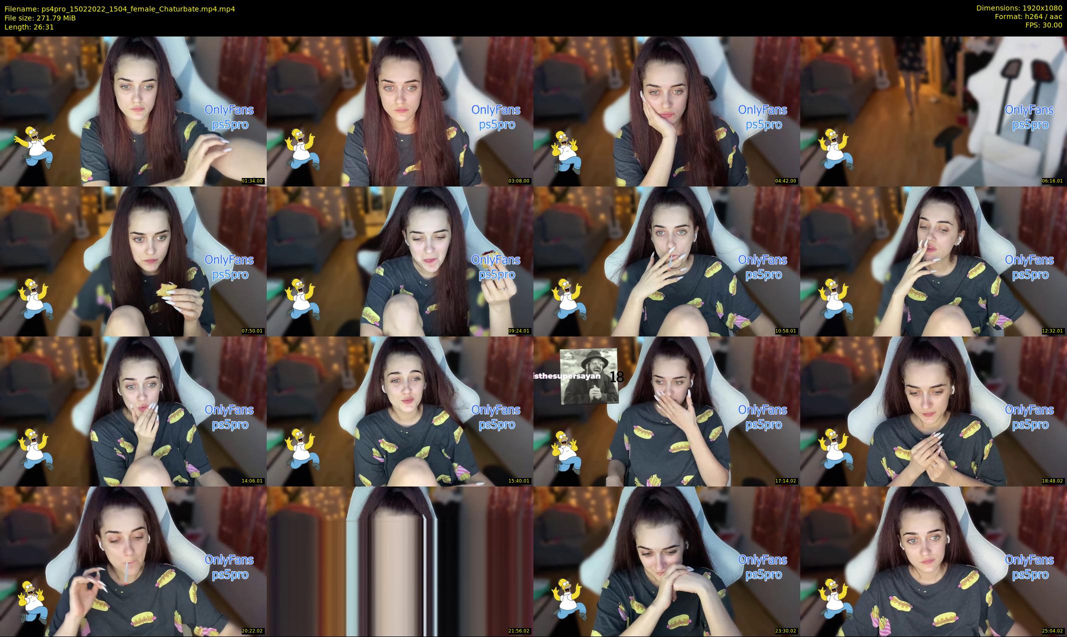 ps4pro — 27 minute Chaturbate female cam show recording, 1080p, Feb 15, 2022