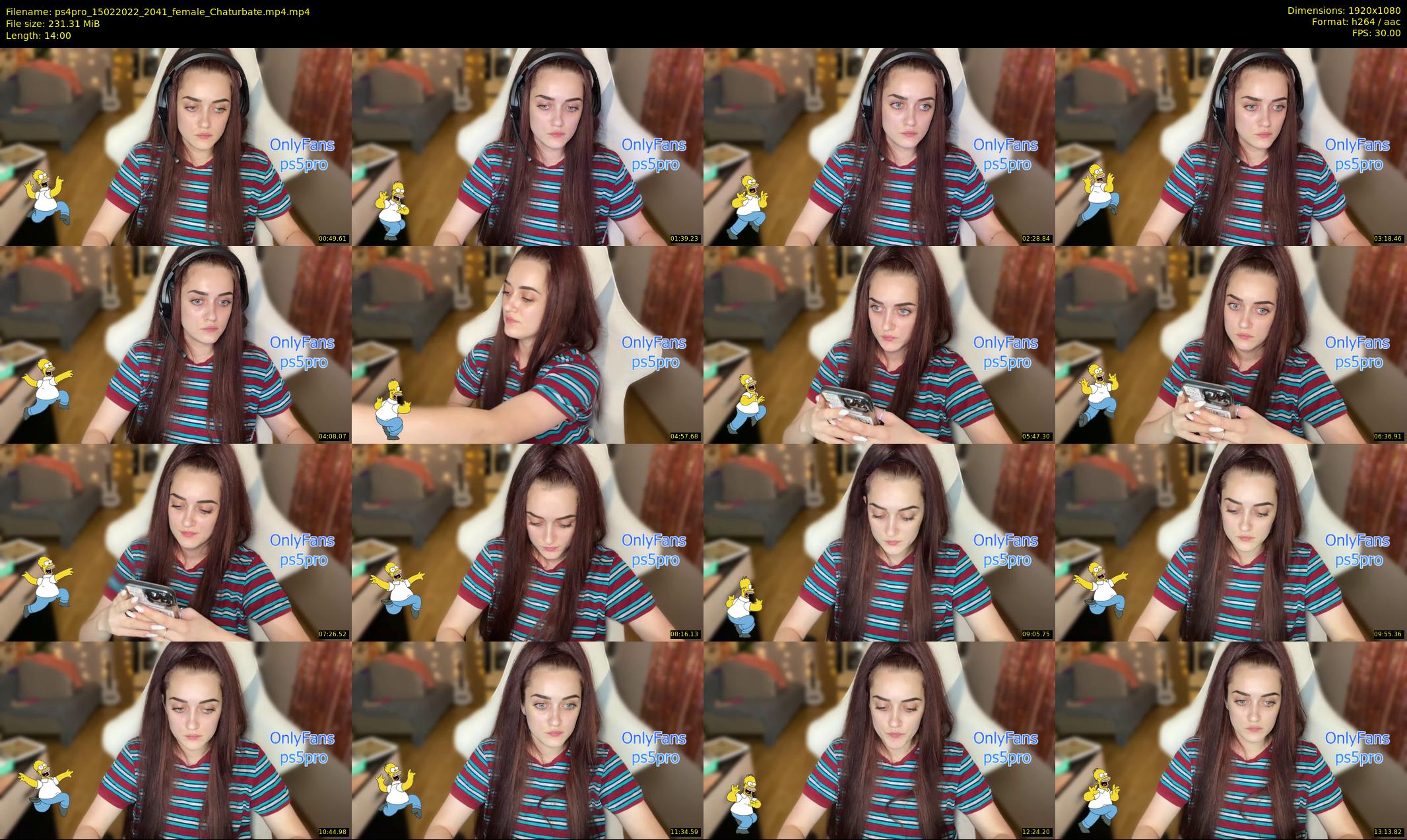 ps4pro — 14 minute Chaturbate female cam show recording, 1080p, Feb 15, 2022