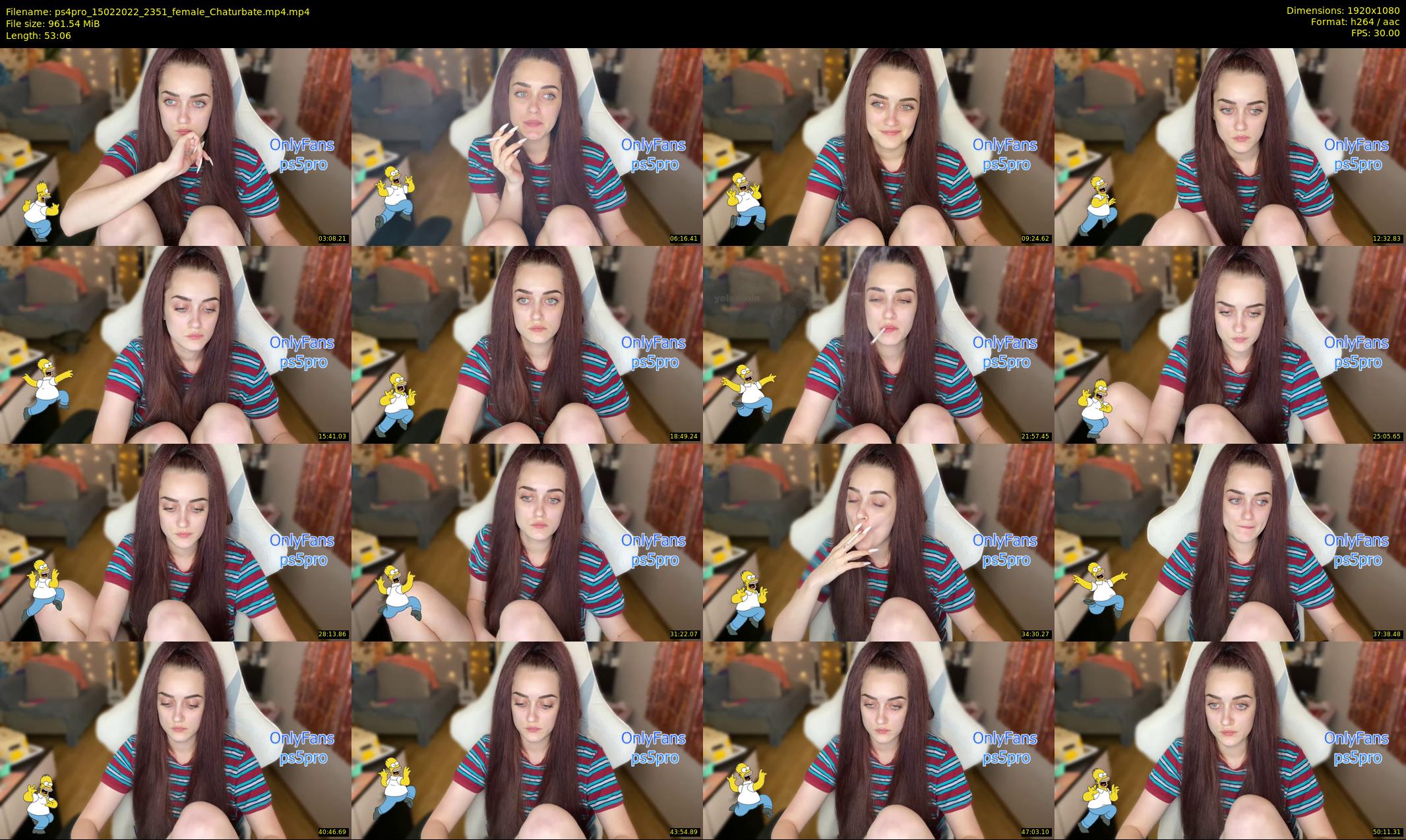 ps4pro — 54 minute Chaturbate female cam show recording, 1080p, Feb 15, 2022