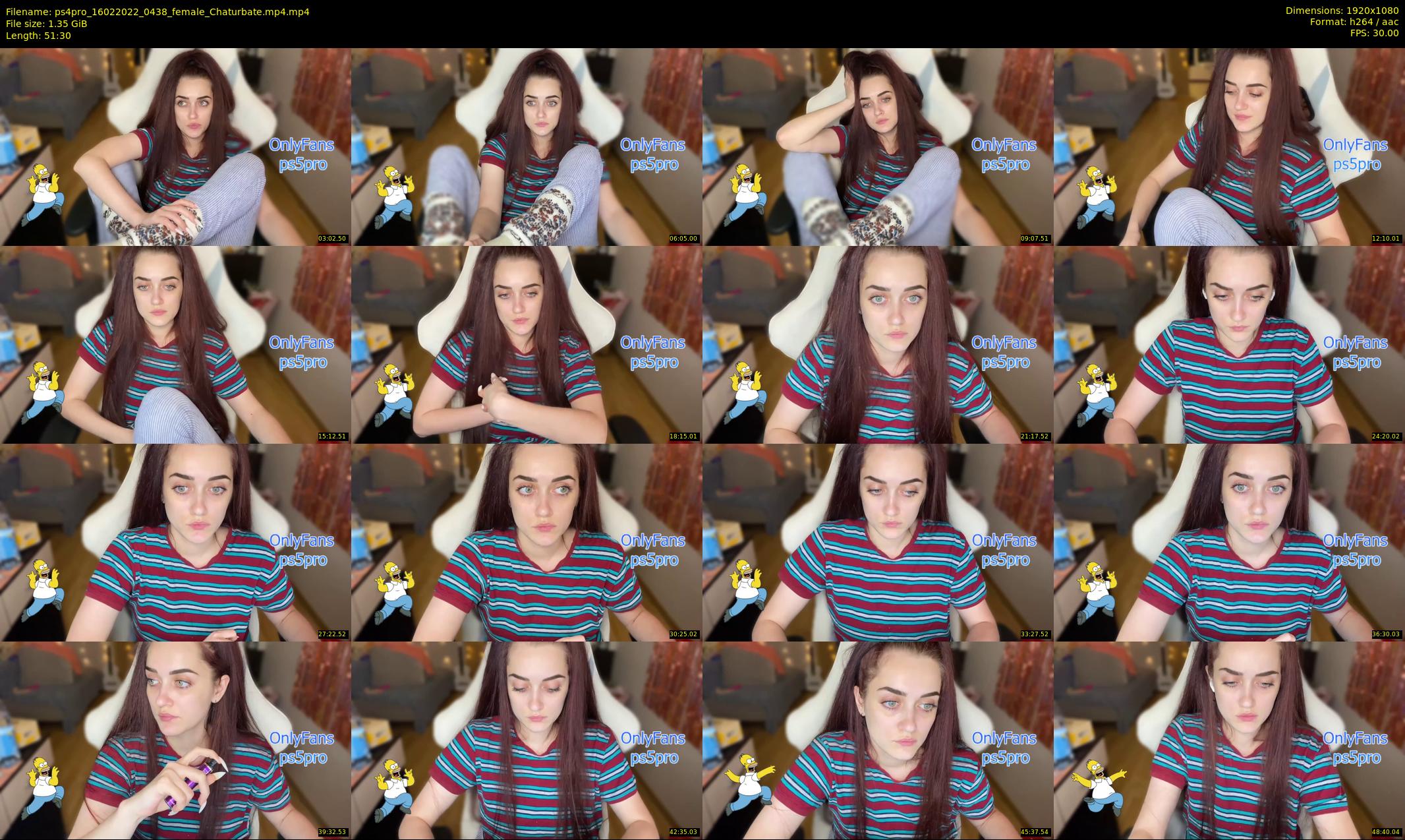 ps4pro — 52 minute Chaturbate female cam show recording, 1080p, Feb 16, 2022