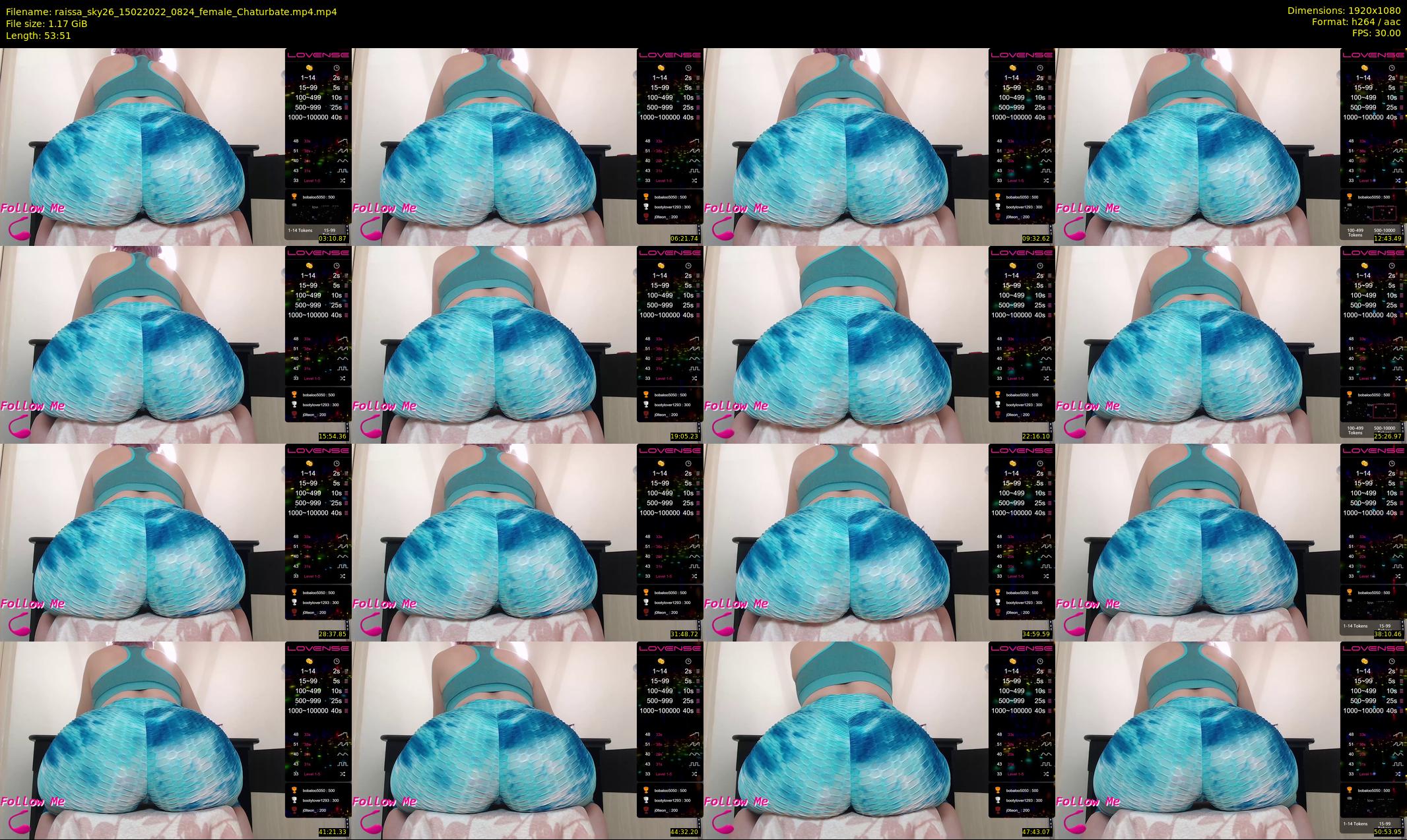 raissa_sky26 — 54 minute Chaturbate female cam show recording, 1080p, Feb 15, 2022