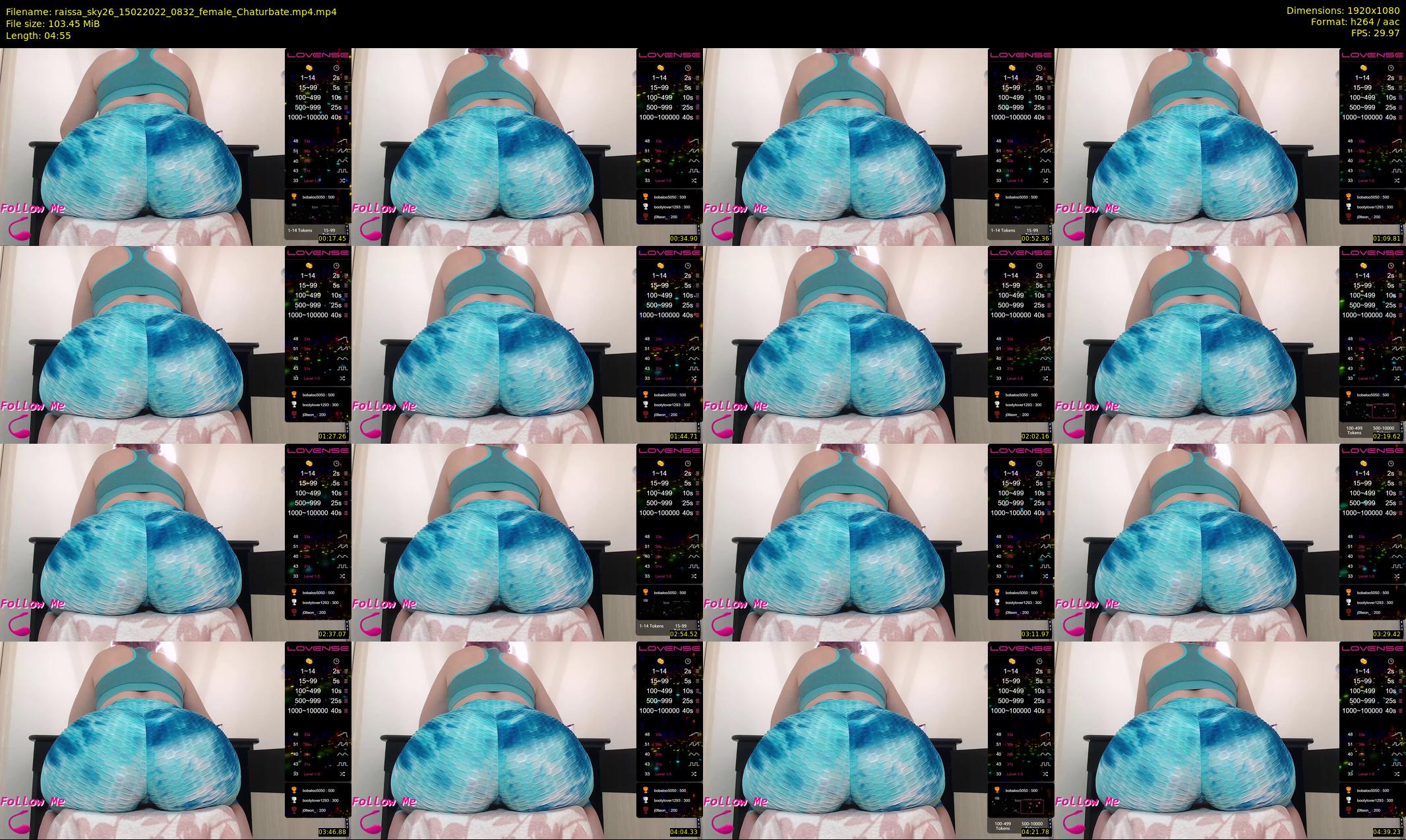raissa_sky26 — 5 minute Chaturbate female cam show recording, 1080p, Feb 15, 2022