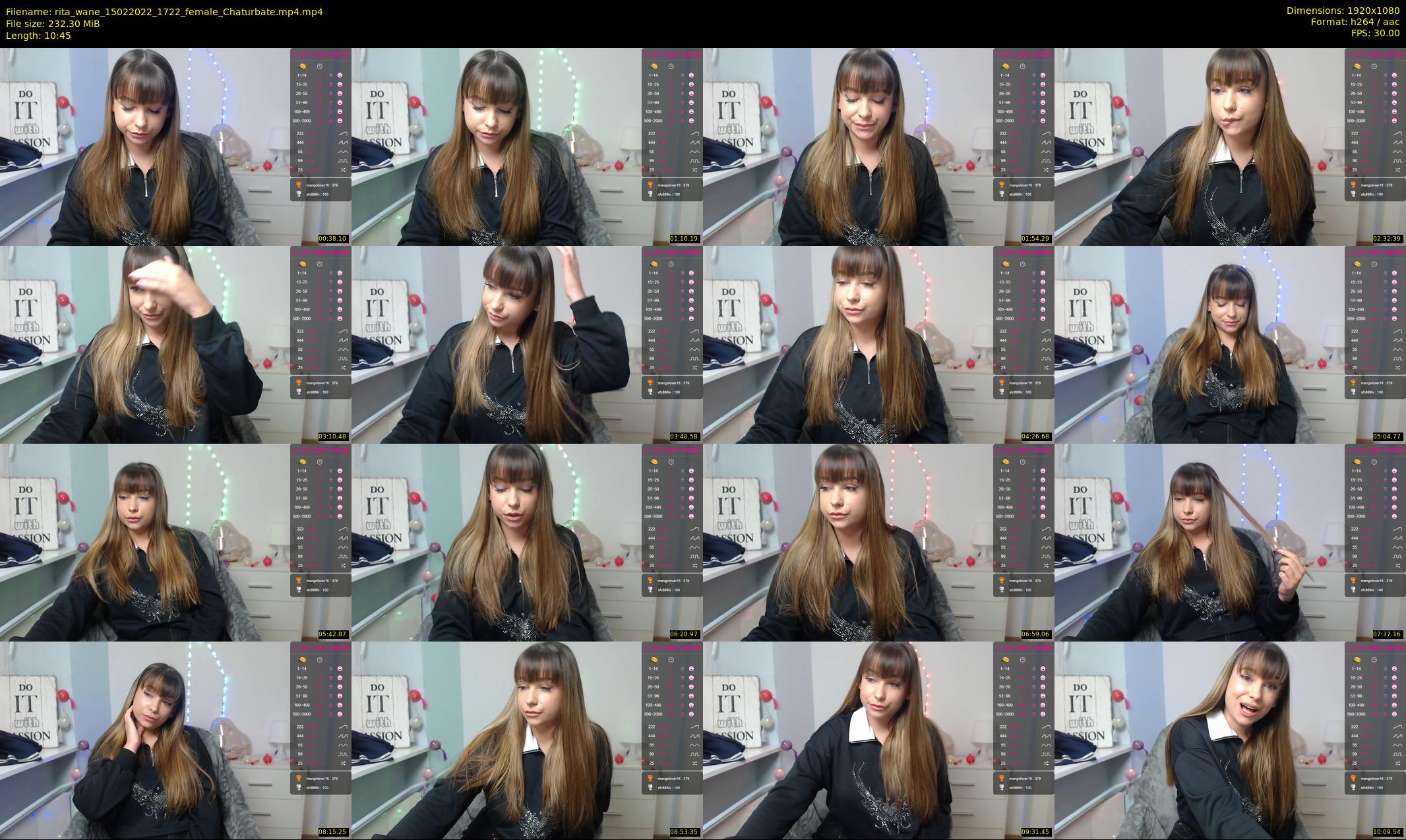 rita_wane — 11 minute Chaturbate female cam show recording, 1080p, Feb 15, 2022