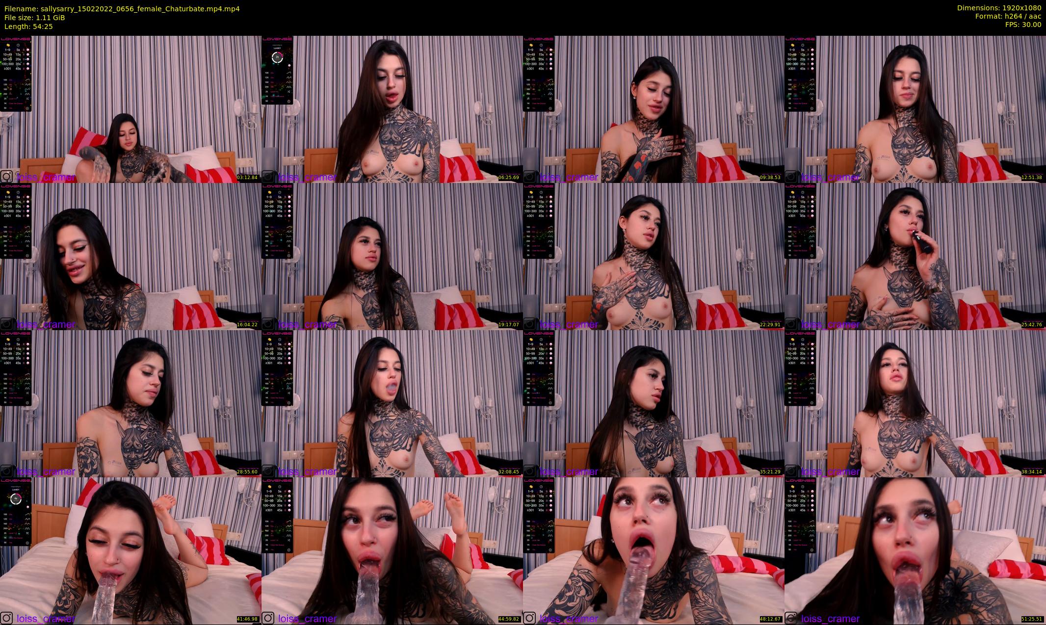 sallysarry — 55 minute Chaturbate couple cam show recording, 1080p, Feb 15, 2022