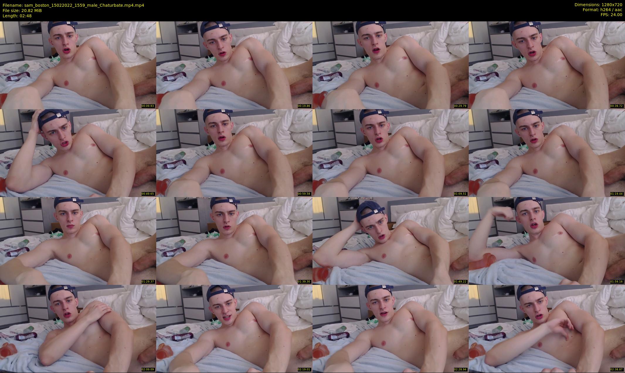 sam_boston — 3 minute Chaturbate male cam show recording, 720p, Feb 15, 2022