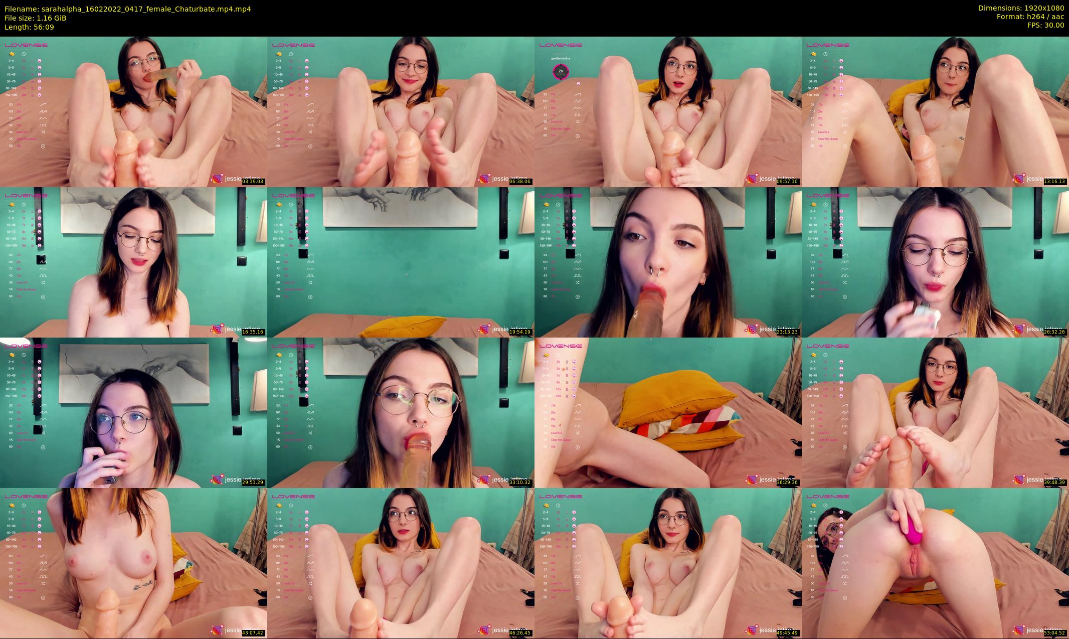 sarahalpha — 57 minute Chaturbate couple cam show recording, 1080p, Feb 16, 2022