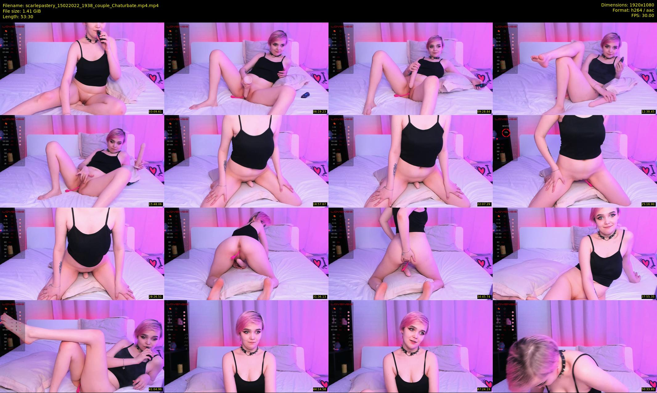 scarlepastery — 54 minute Chaturbate couple cam show recording, 1080p, Feb 15, 2022