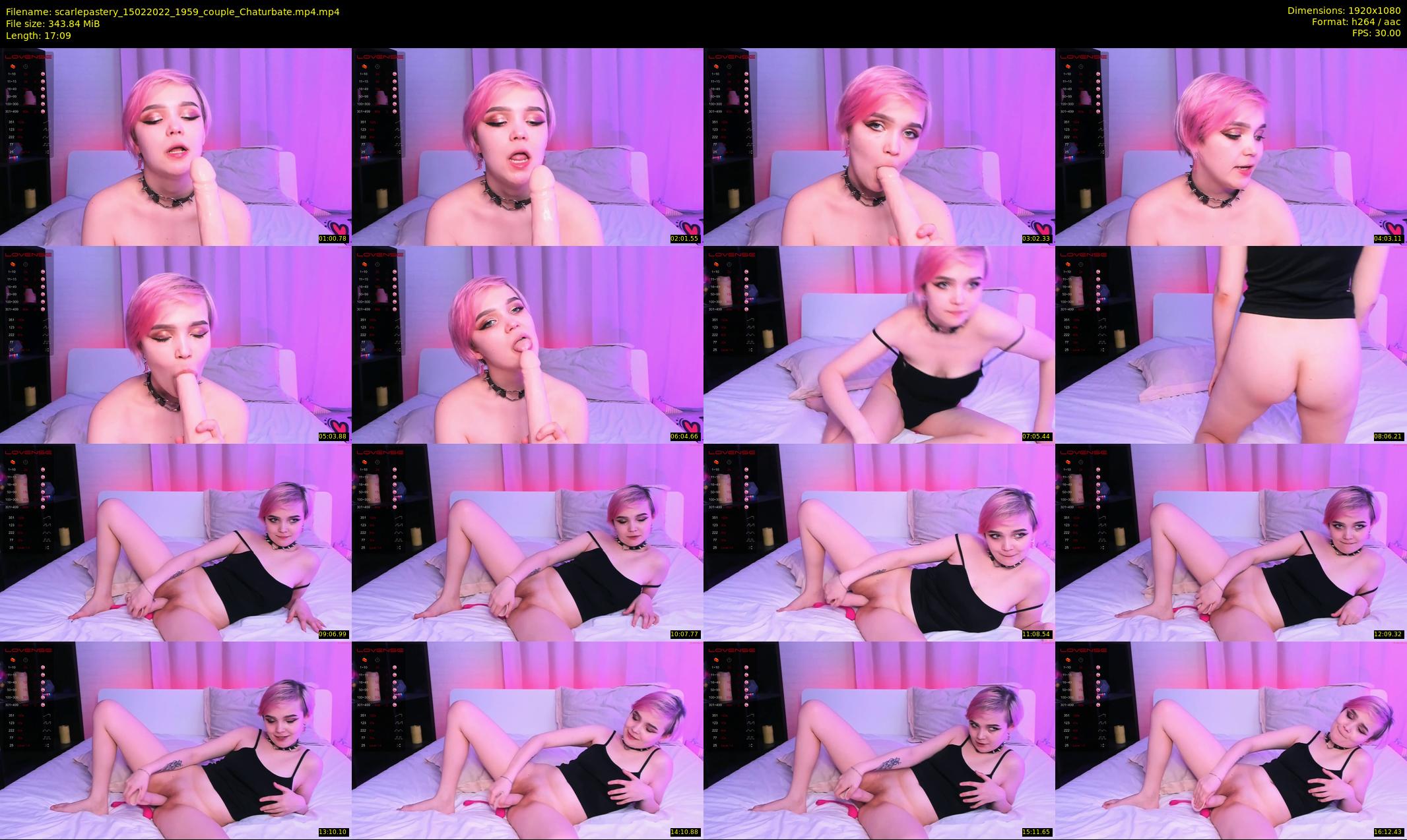 scarlepastery — 18 minute Chaturbate couple cam show recording, 1080p, Feb 15, 2022