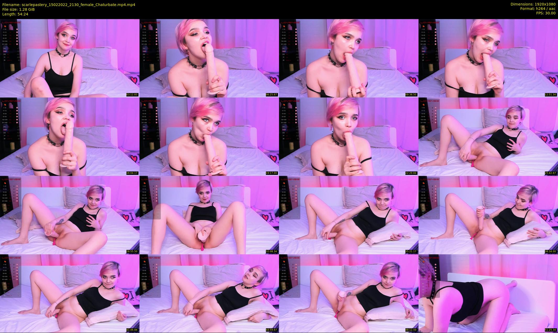 scarlepastery — 55 minute Chaturbate couple cam show recording, 1080p, Feb 15, 2022
