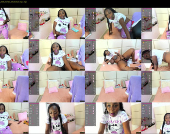 selene_ebony — 55 minute Chaturbate female cam show recording, 1080p, Feb 15, 2022