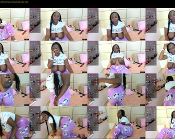 selene_ebony — 12 minute Chaturbate female cam show recording, 1080p, Feb 15, 2022