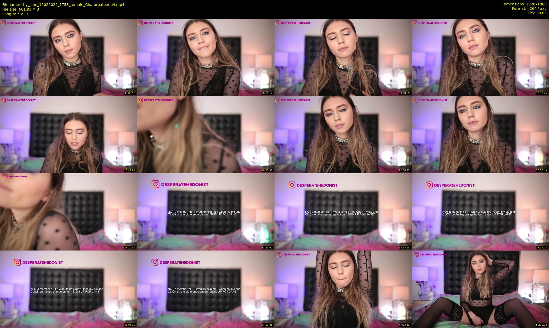 shy_jane — 54 minute Chaturbate female cam show recording, 1080p, Feb 15, 2022