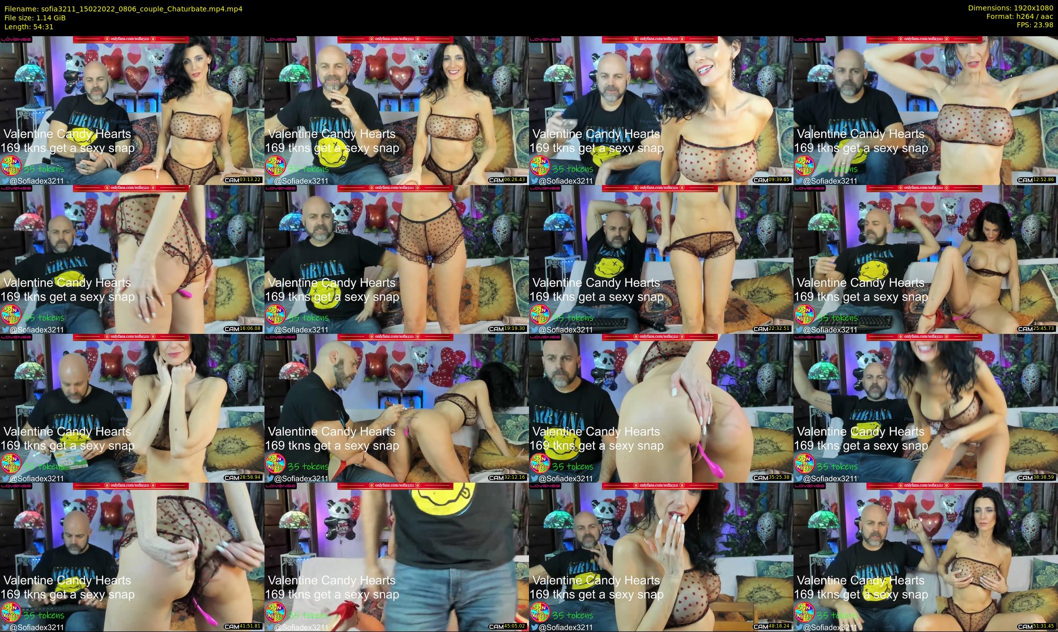 sofia3211 — 55 minute Chaturbate couple cam show recording, 1080p, Feb 15, 2022