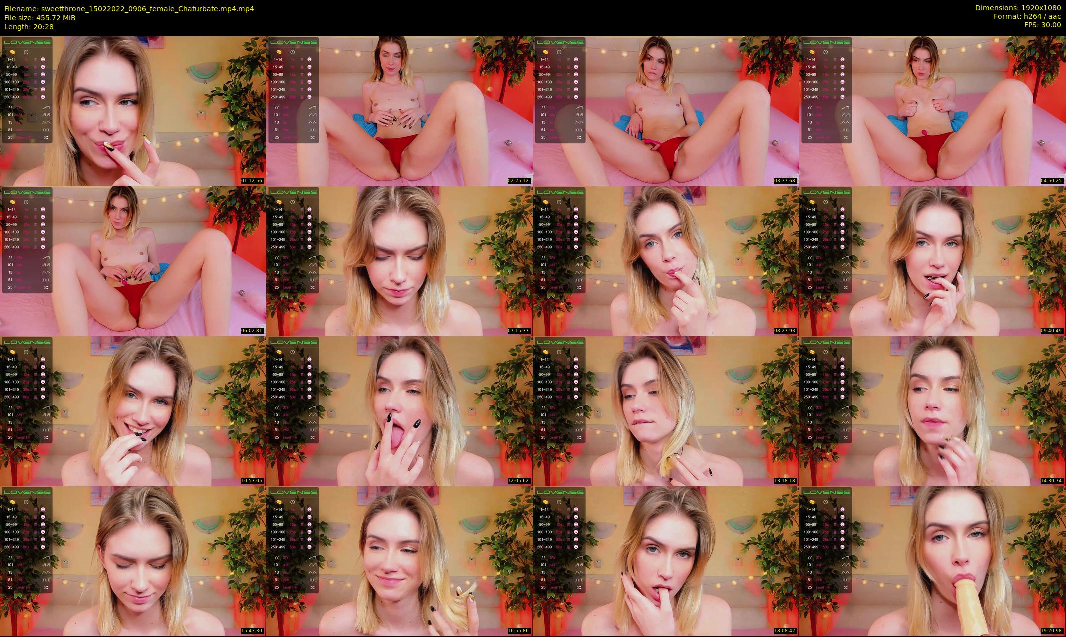 sweetthrone — 21 minute Chaturbate couple cam show recording, 1080p, Feb 15, 2022