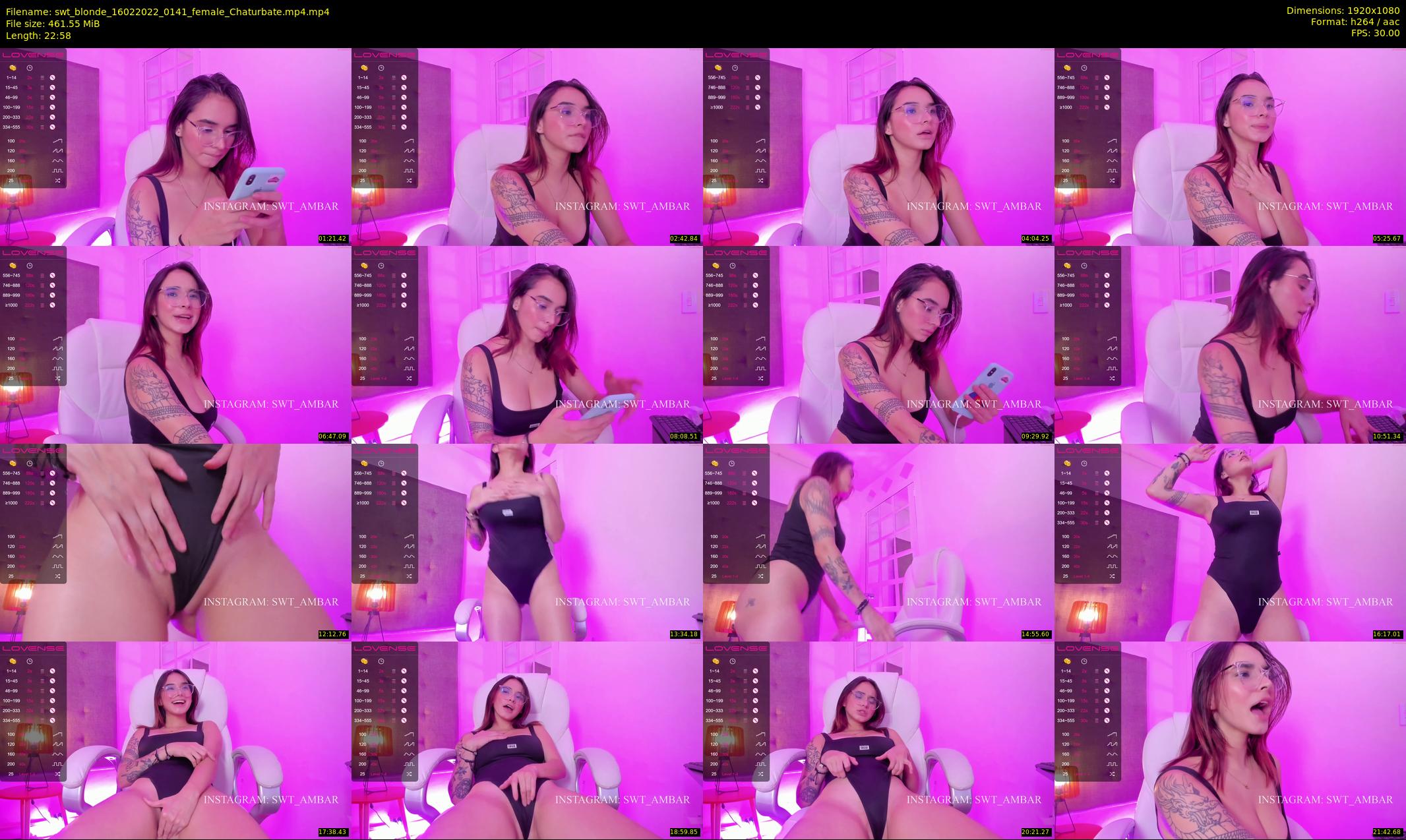 swt_blonde — 23 minute Chaturbate female cam show recording, 1080p, Feb 16, 2022